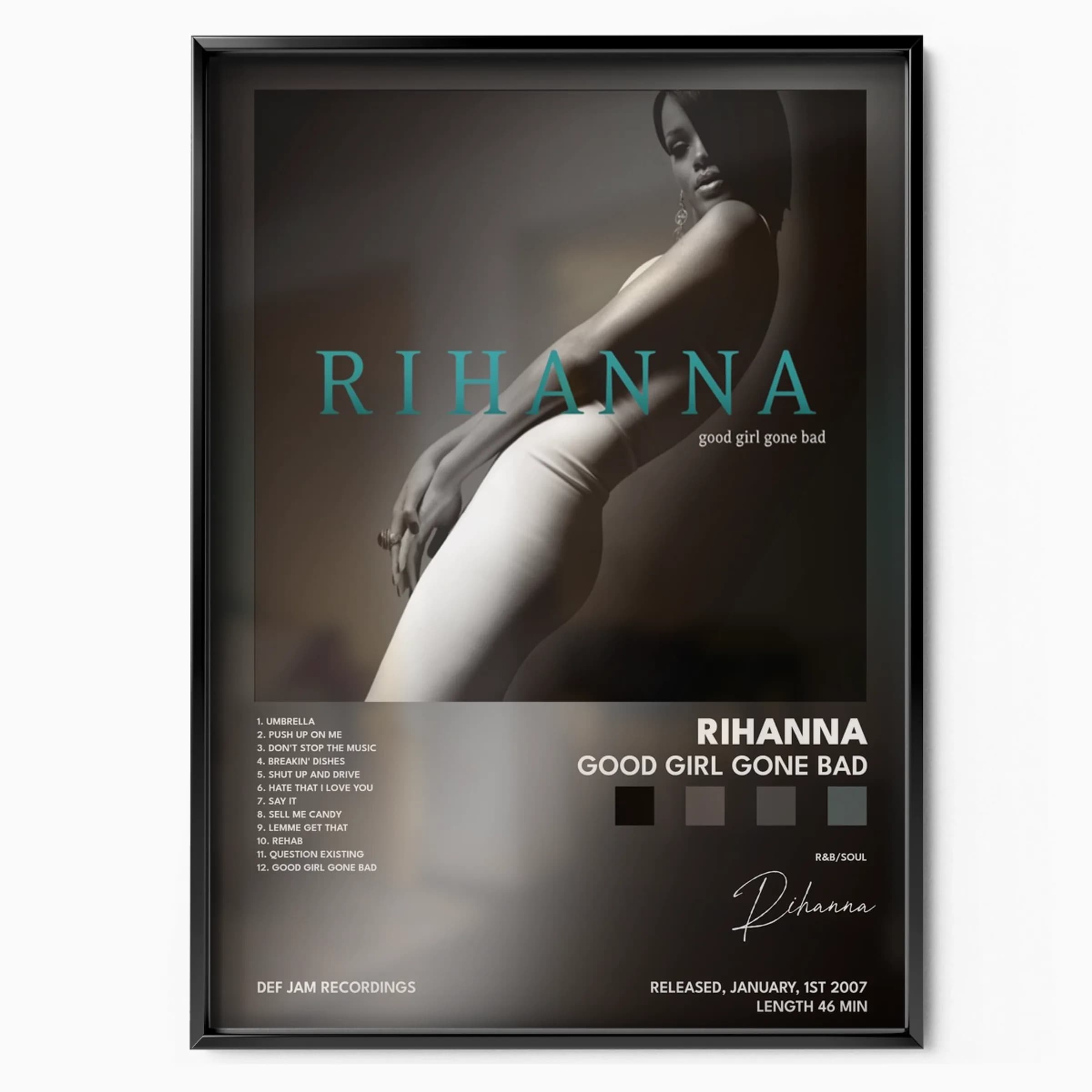 Rihanna Good Girl Gone Bad poster, Posters Base