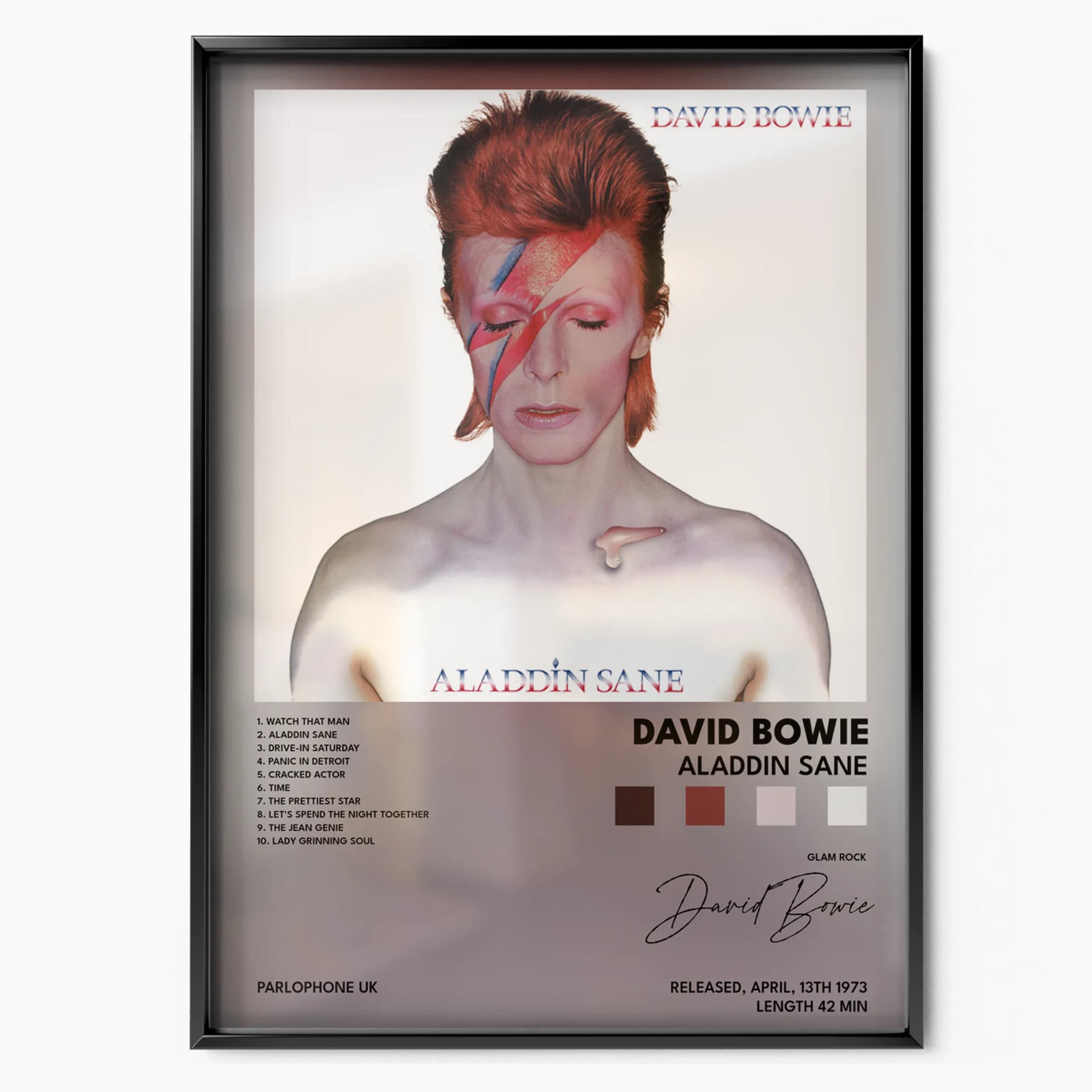 David Bowie Aladdin Sane poster 0