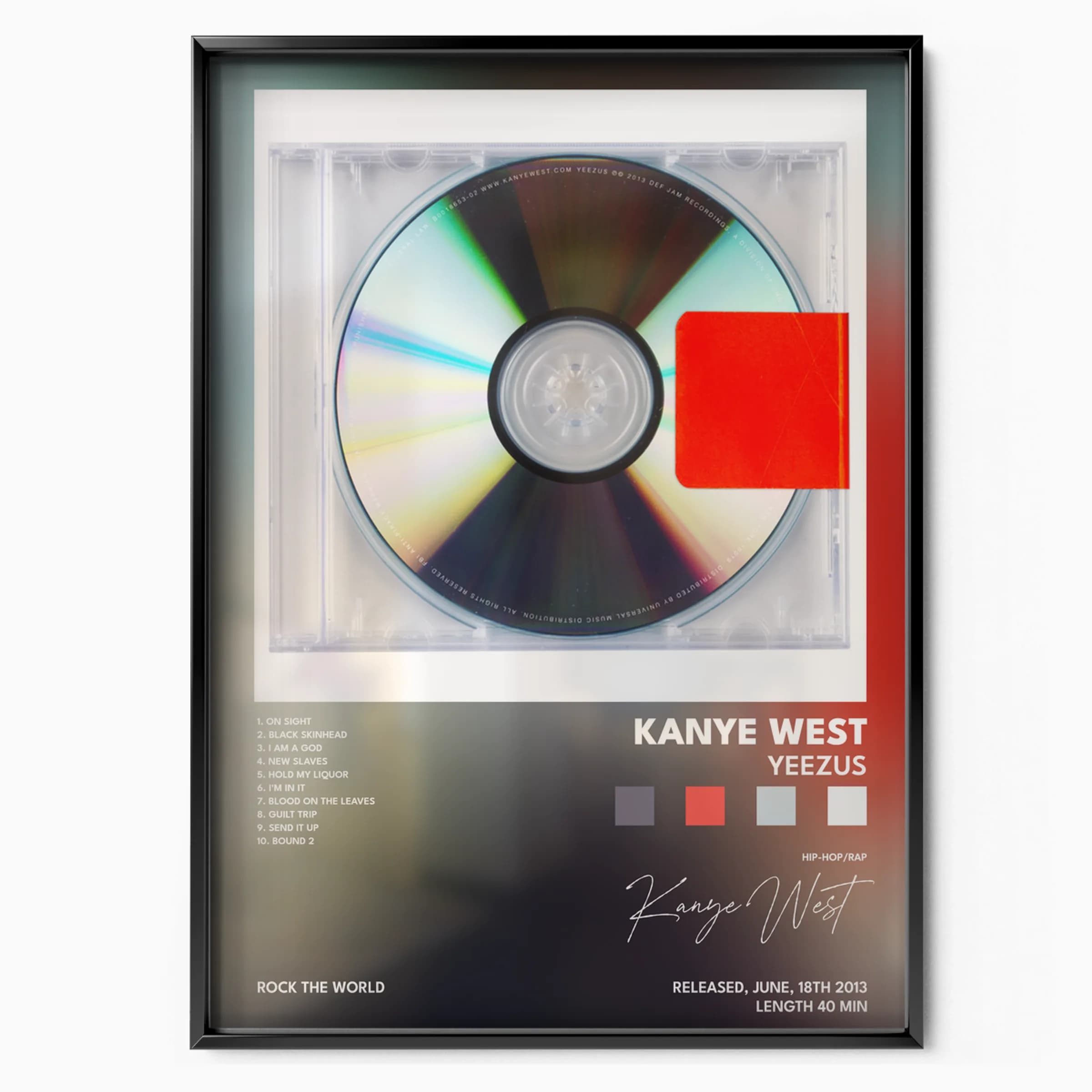 Kanye West Yeezus poster, Posters Base