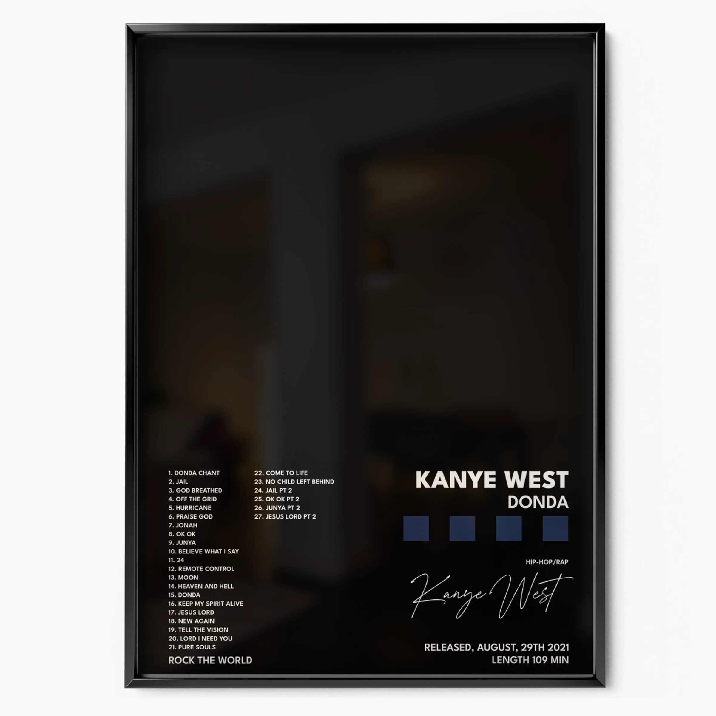 Kanye West Donda poster, Posters Base