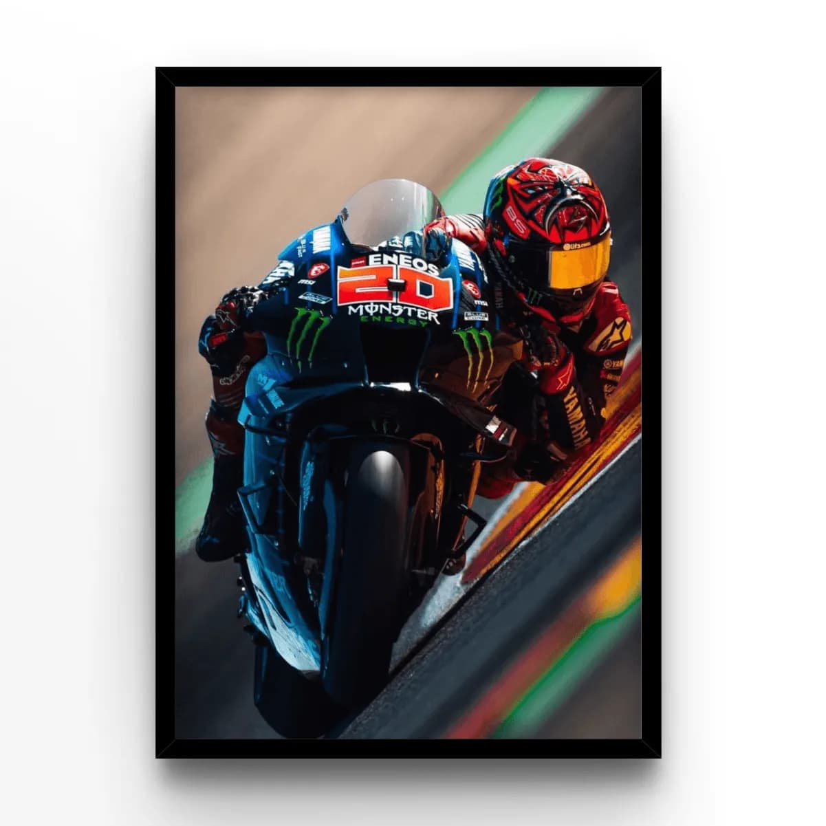 Fabio Quartararo 6 - A4, A3, A2 Posters Base - Poster Print Shop / Art Prints / PostersBase