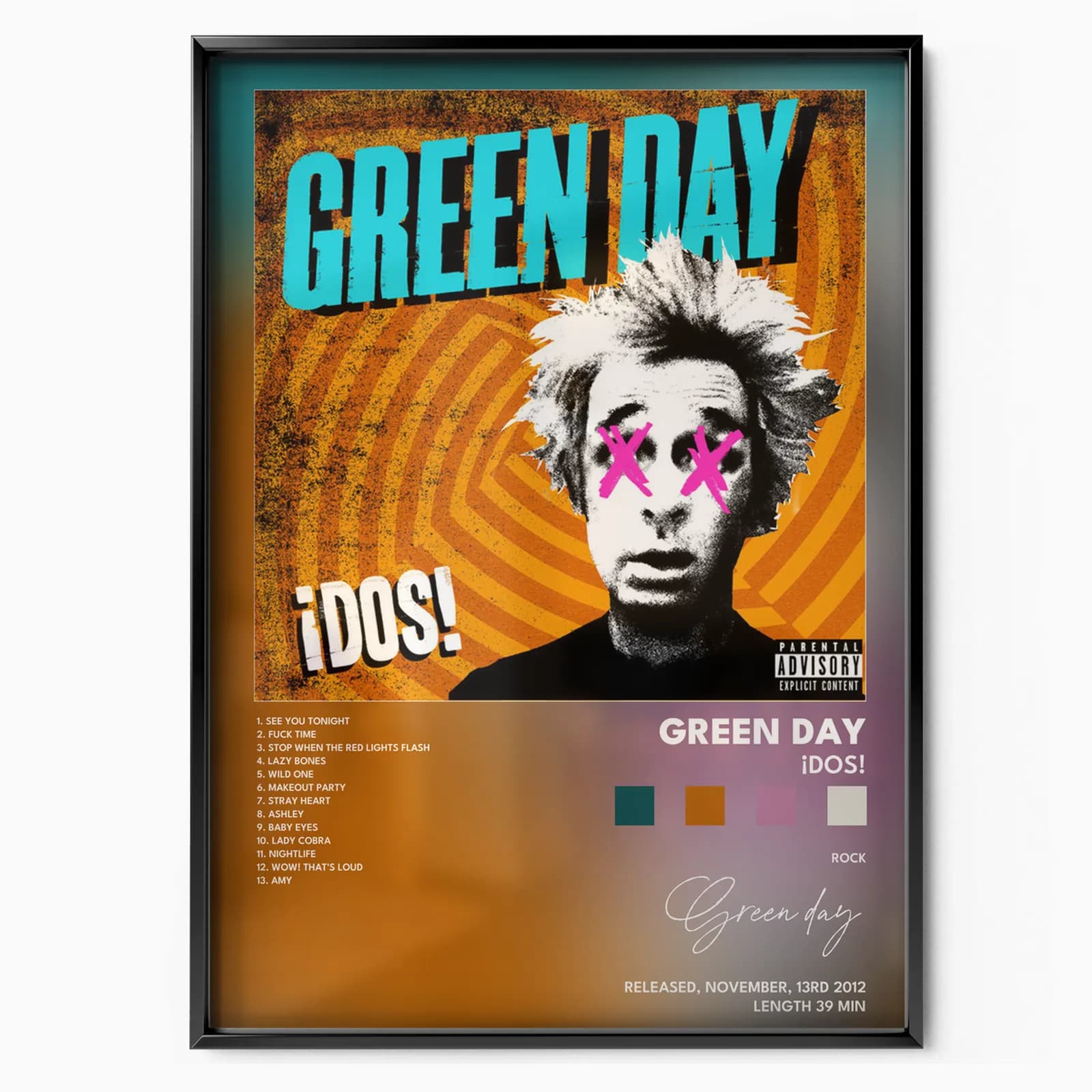green day DOS poster