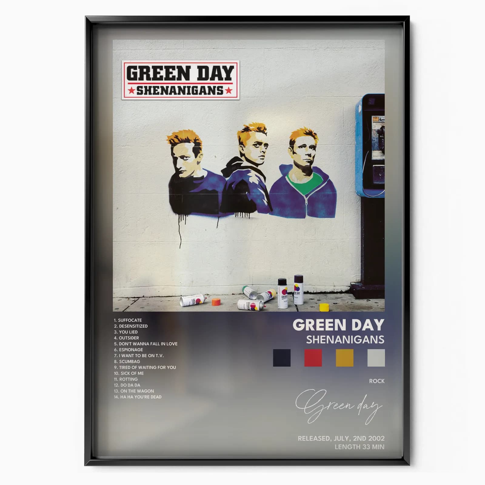 green day Shenanigans poster
