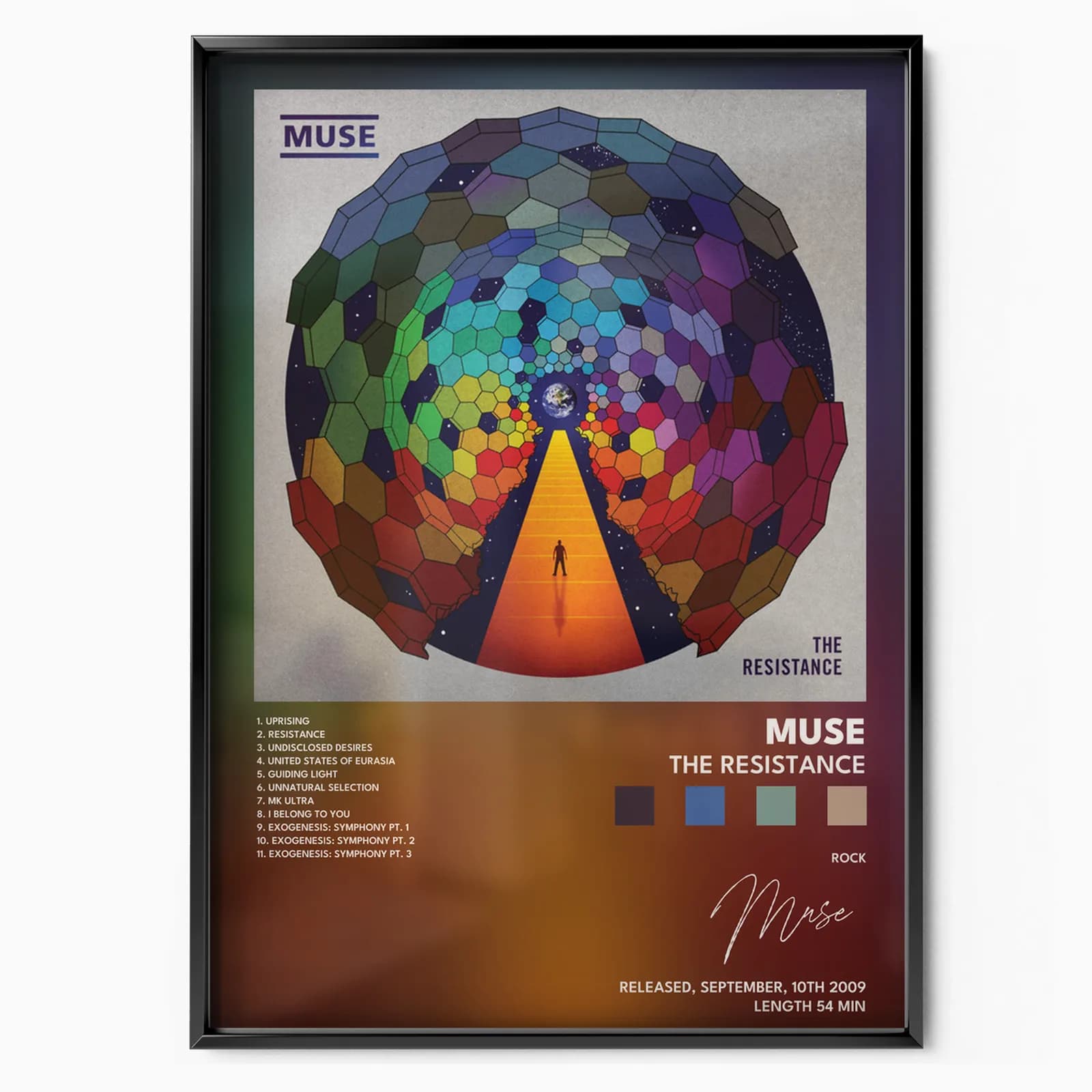 muse The Resistance poster