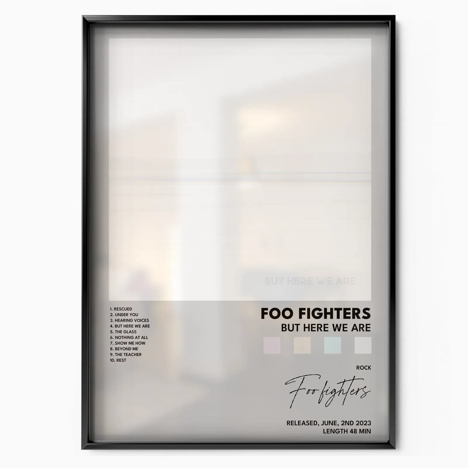 foo fighters But Here We Are poster