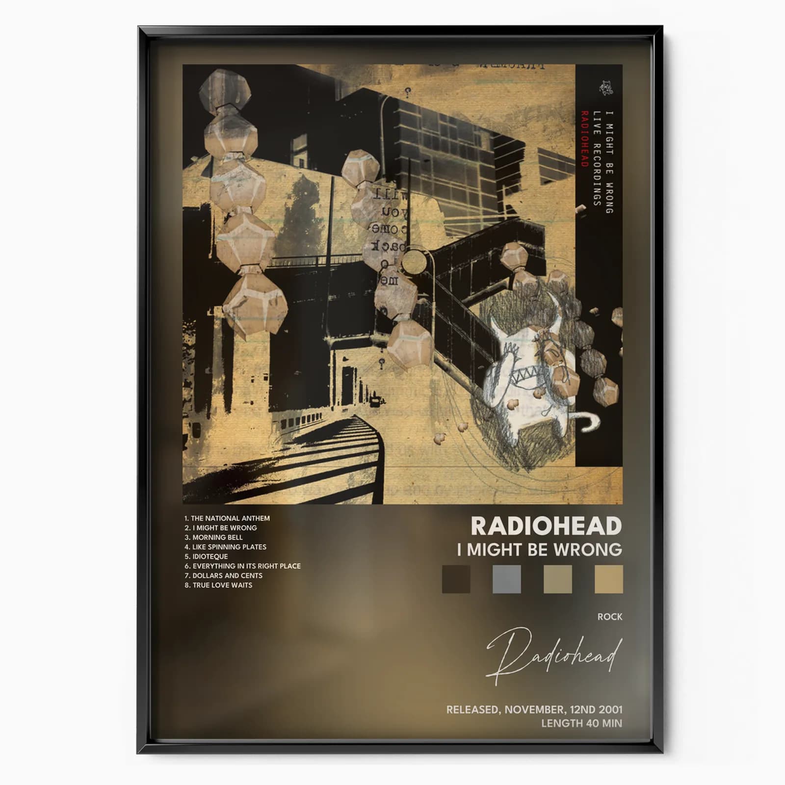 radiohead I Might Be Wrong poster