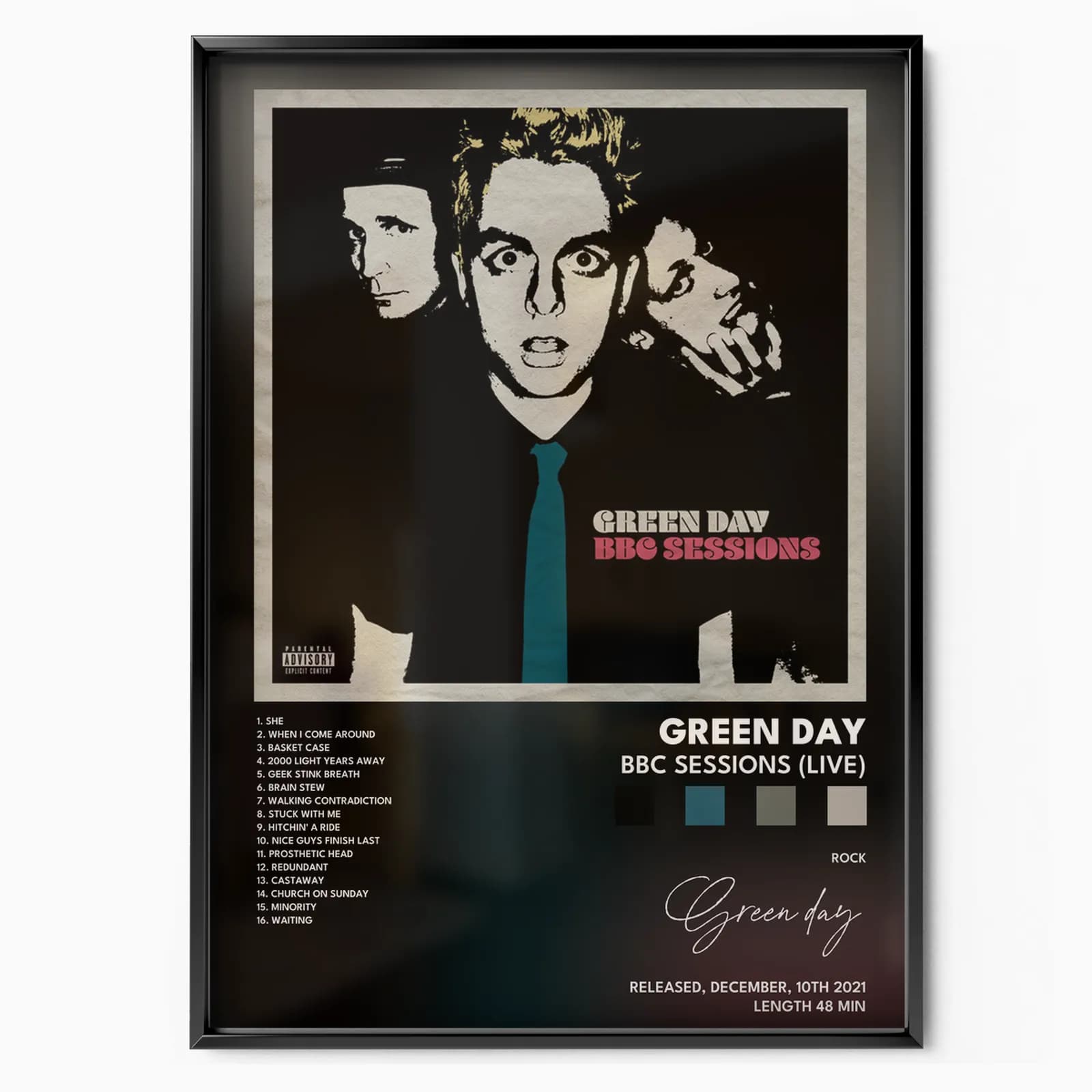 green day BBC Sessions Live poster