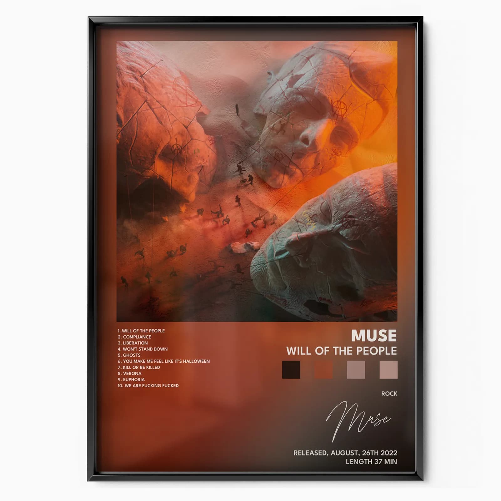 muse Will Of The People poster