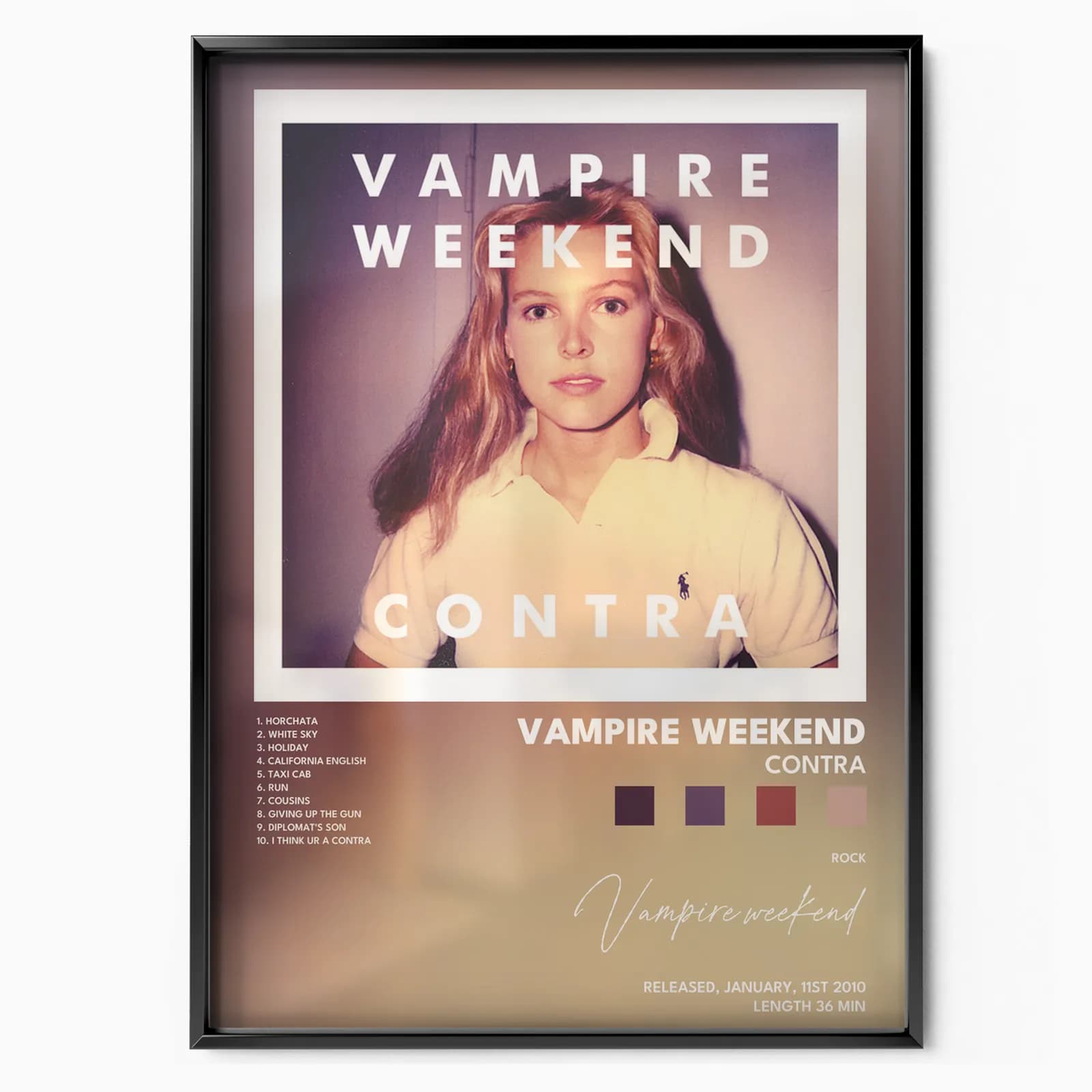 vampire weekend Contra poster