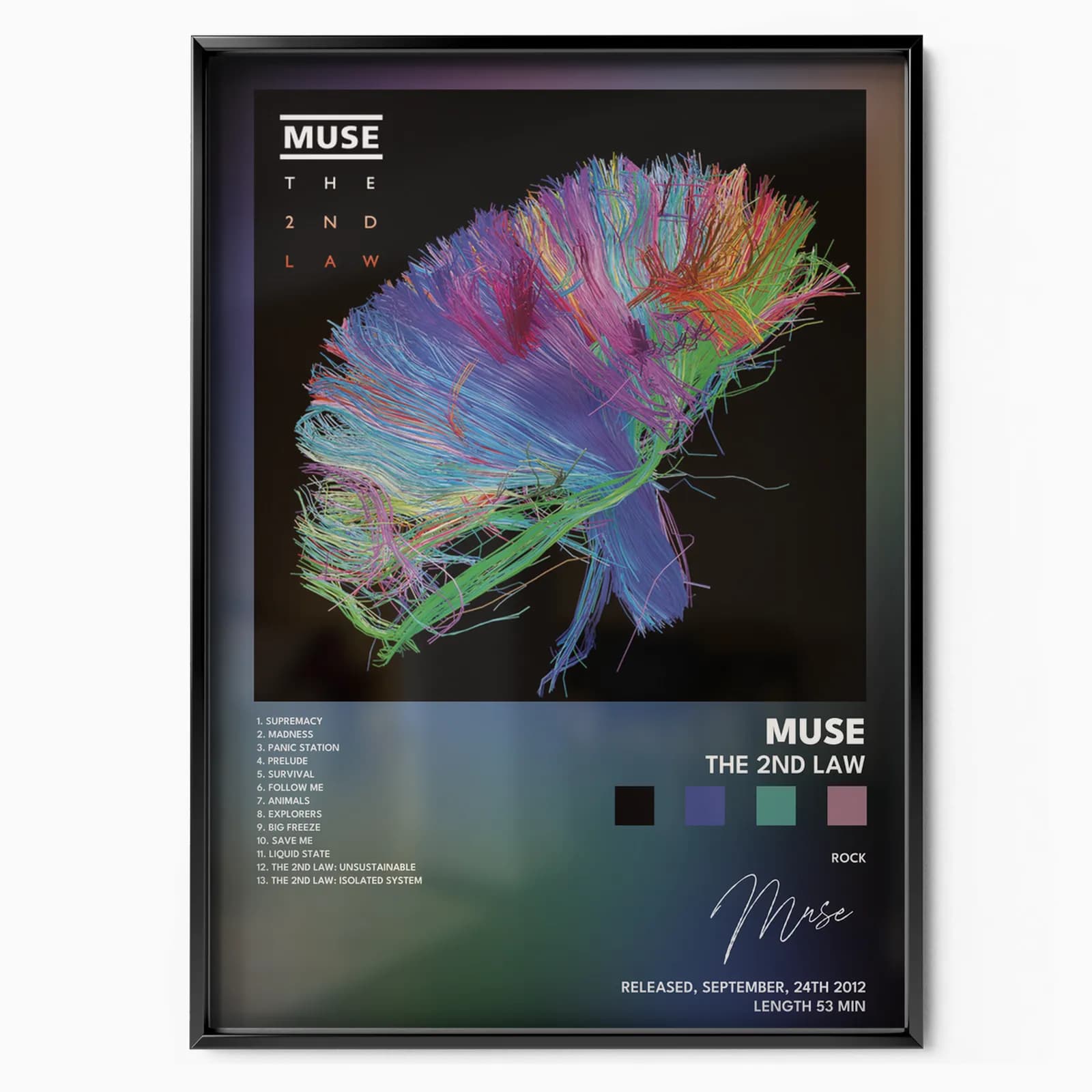 muse The 2nd Law poster