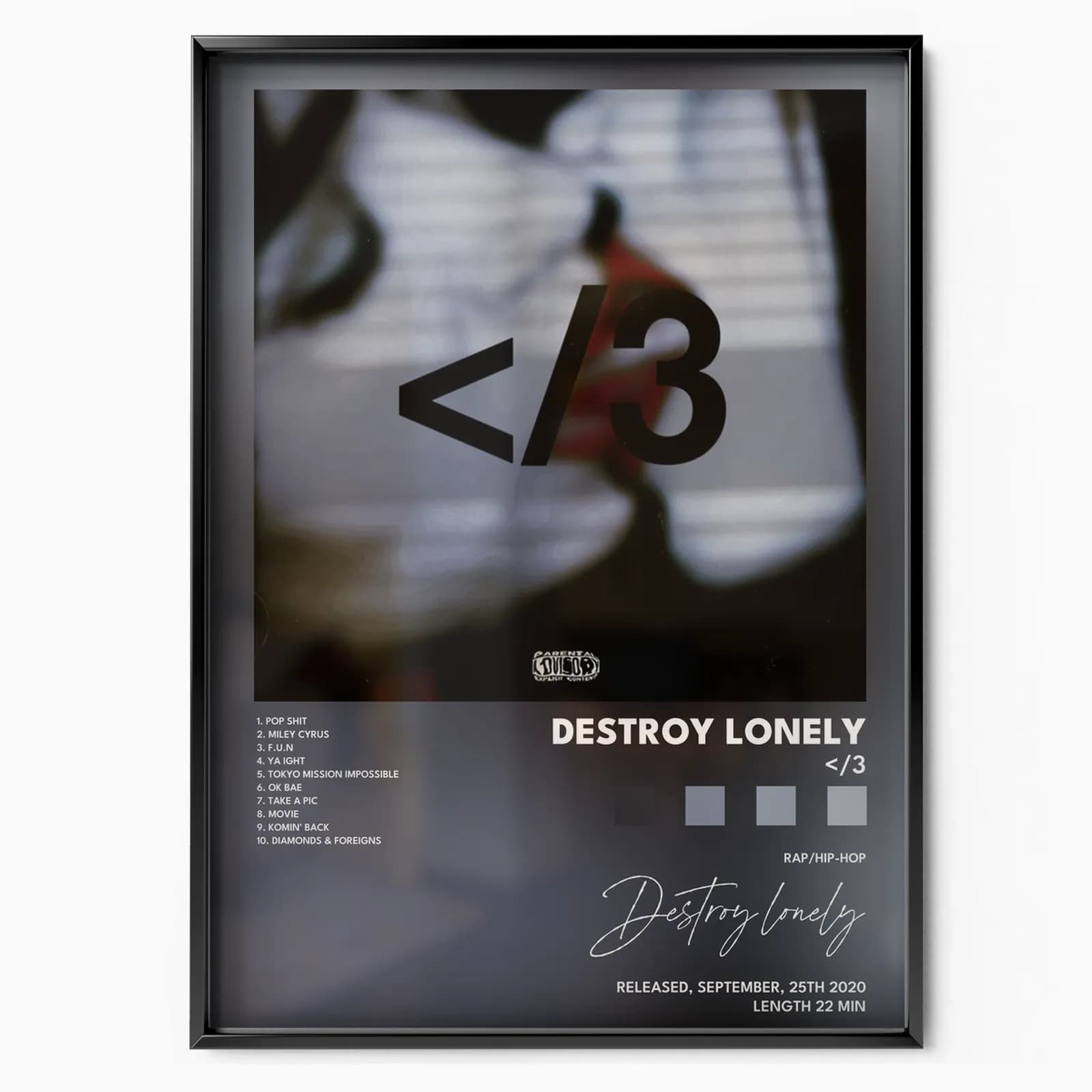 destroy lonely 3 poster
