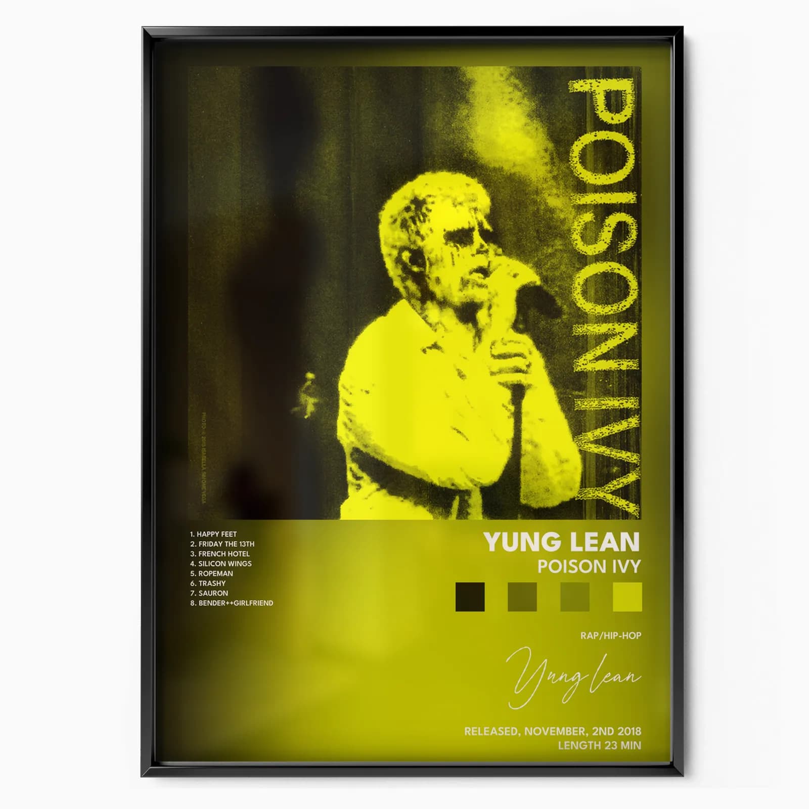 yung lean Poison Ivy poster