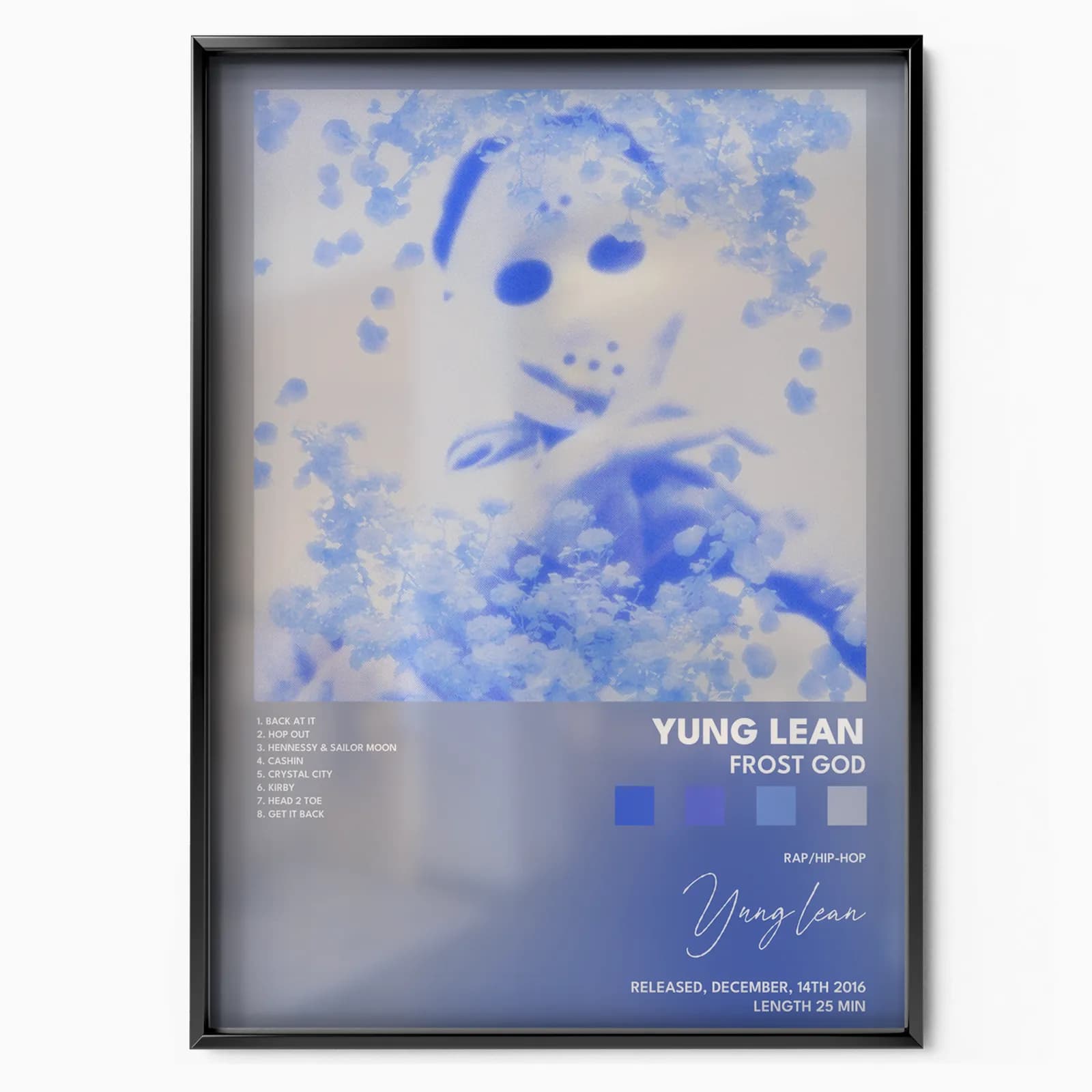 yung lean Frost God poster