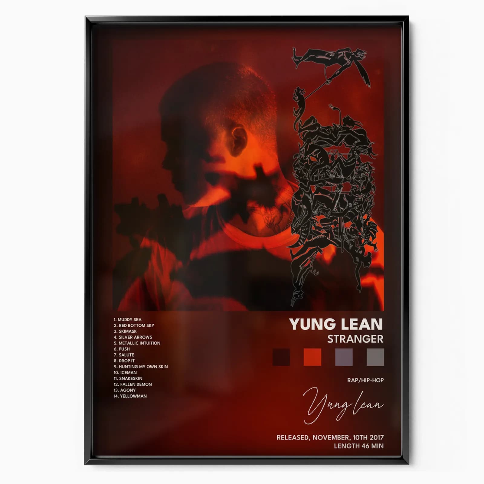 yung lean Stranger poster