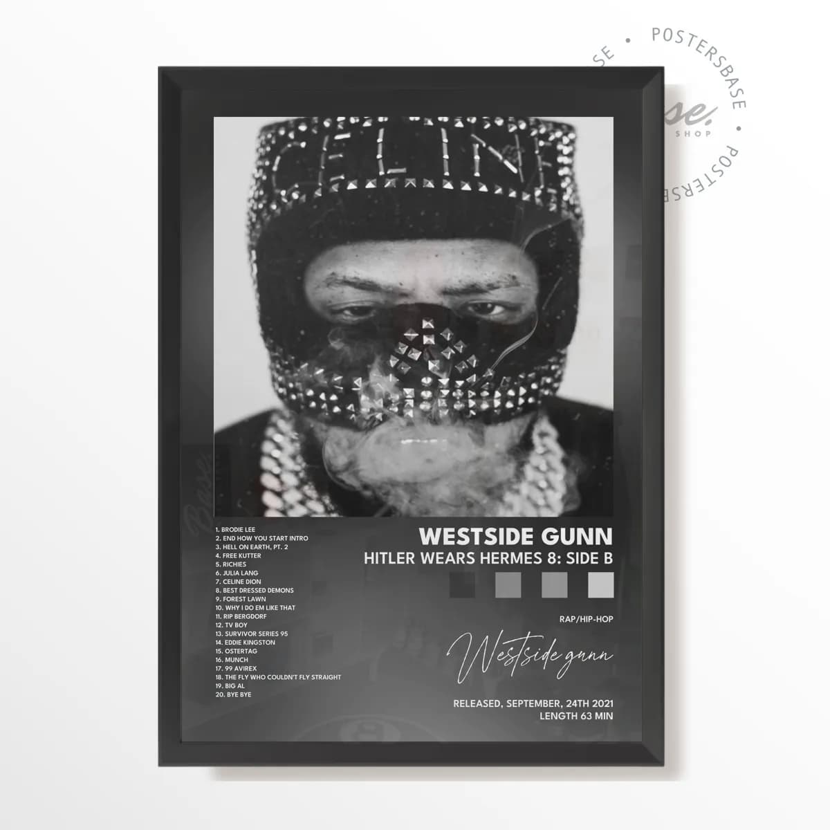 westside gunn Hitler Wears Hermes 8 Side B poster