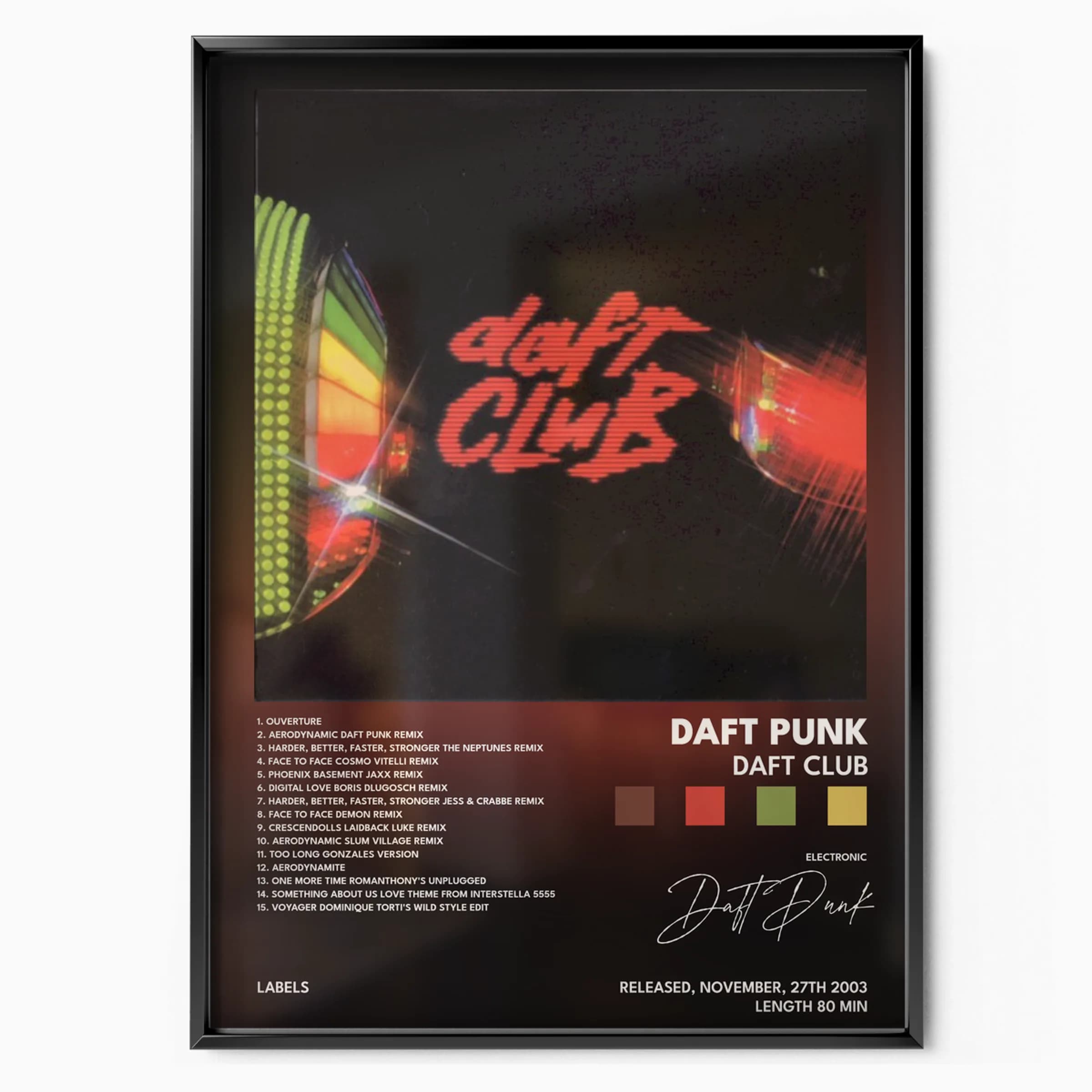 Daft Club poster, Posters Base