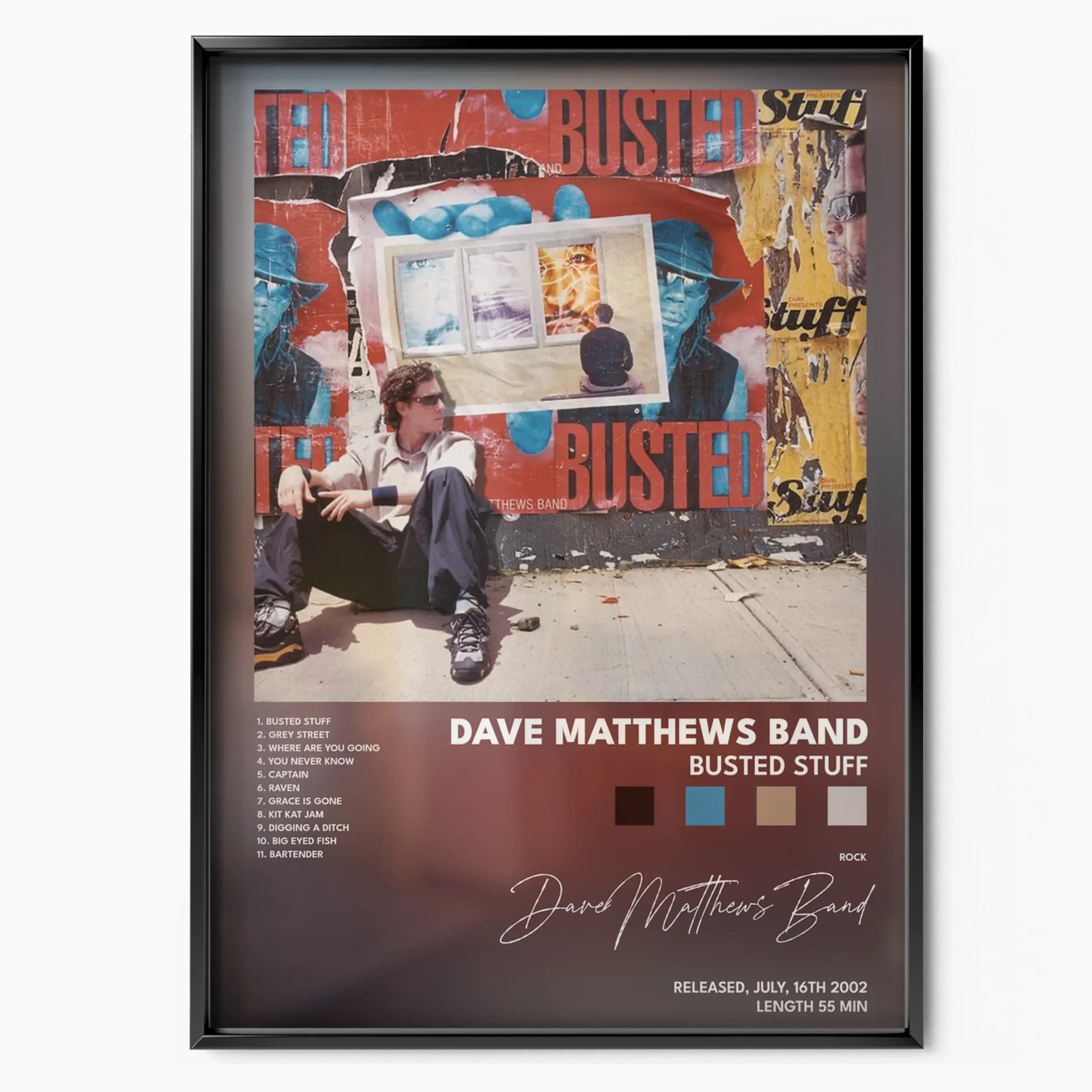 Dave Matthews Band Busted Stuff poster, Posters Base