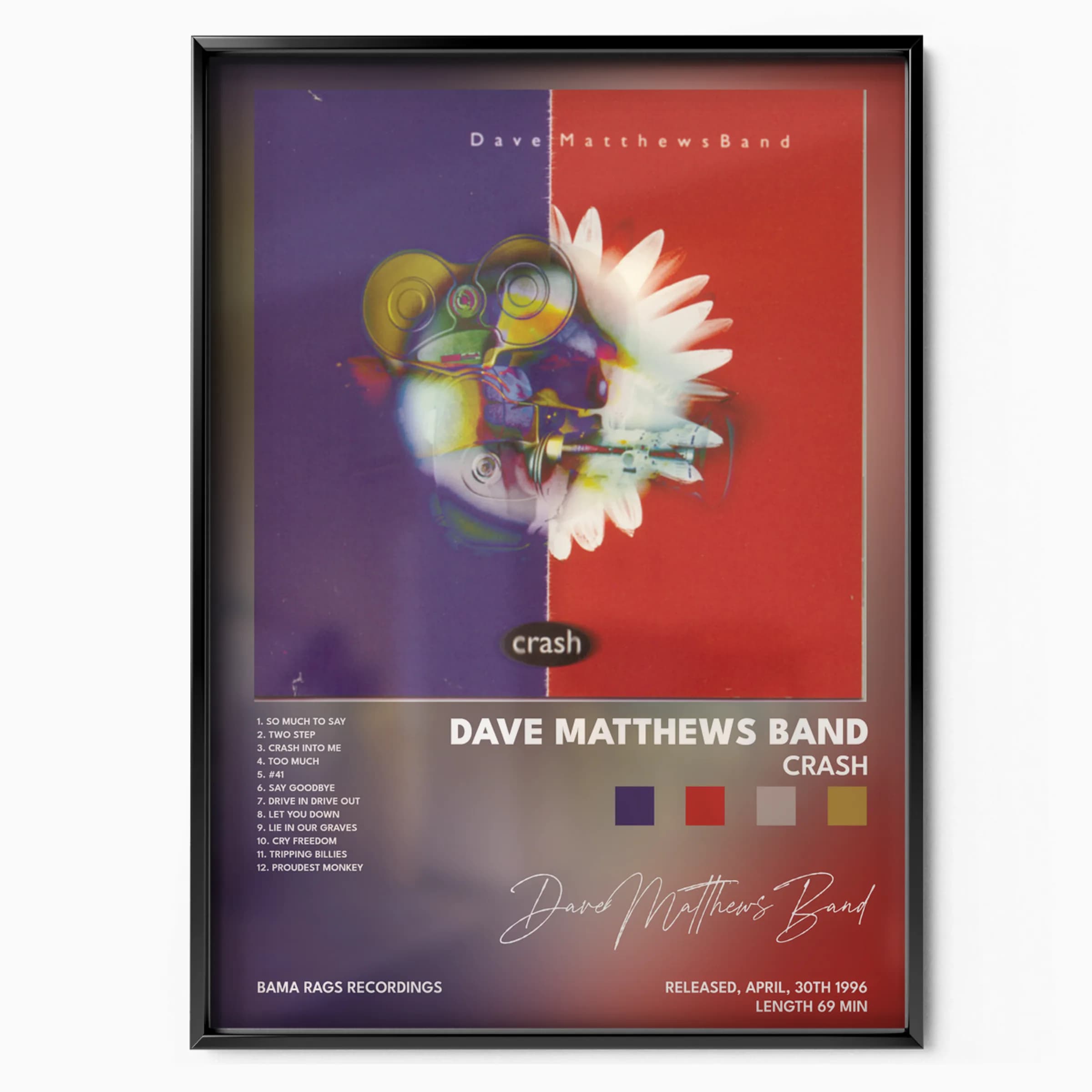 Crash poster, Posters Base