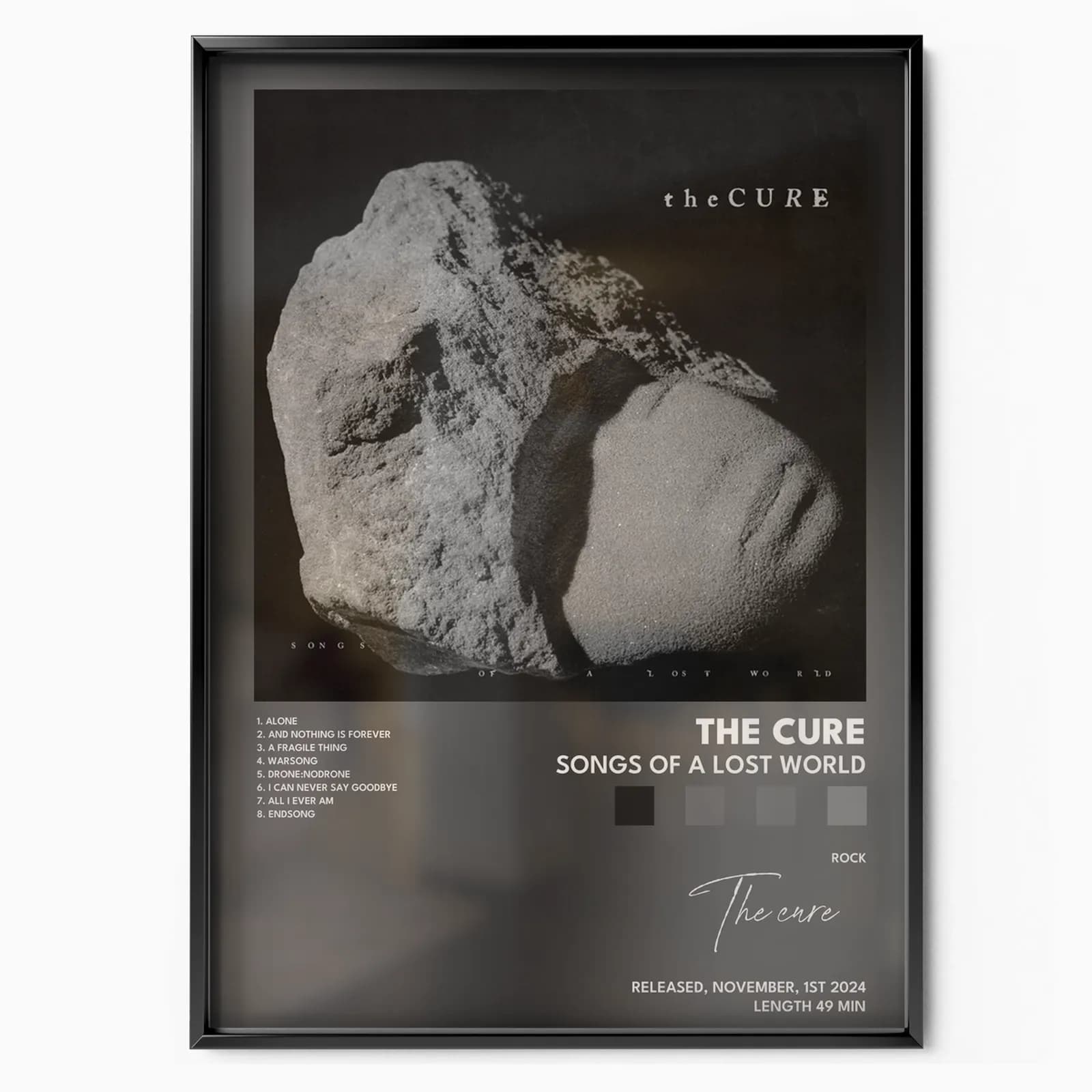 the cure Songs Of A Lost World poster