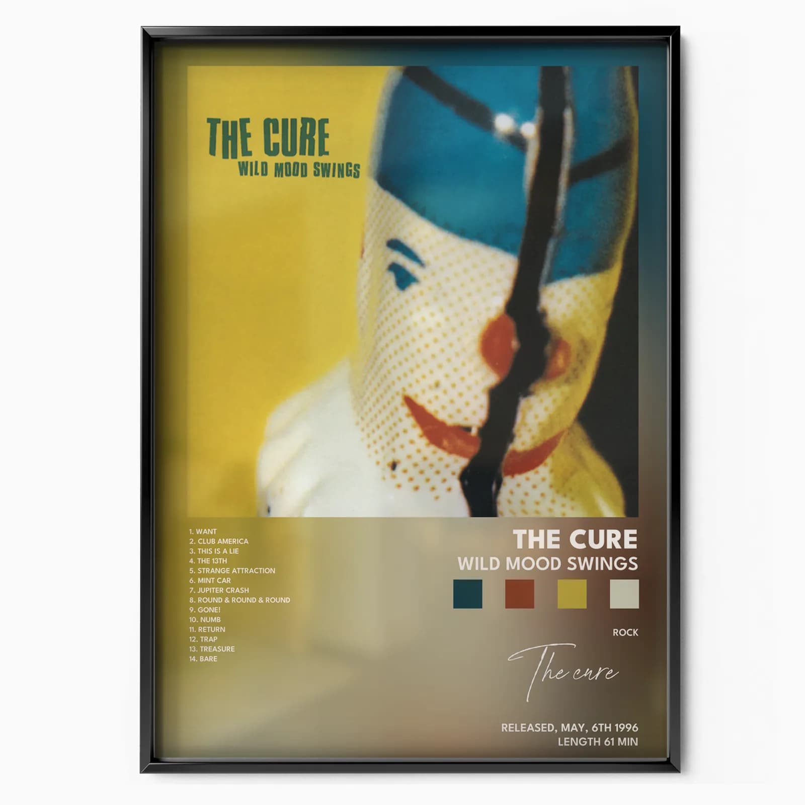 the cure Wild Mood Swings poster