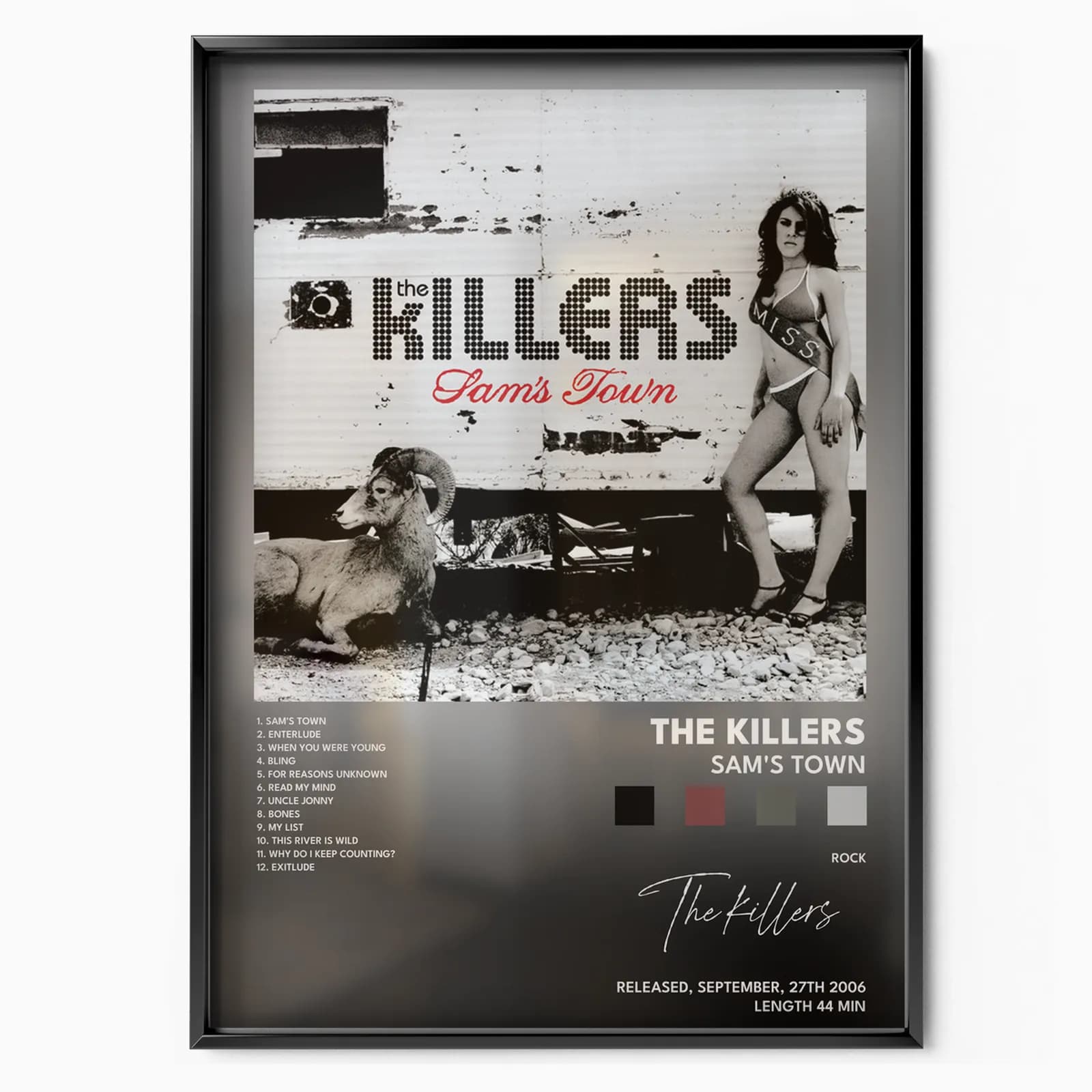 the killers Sams Town poster