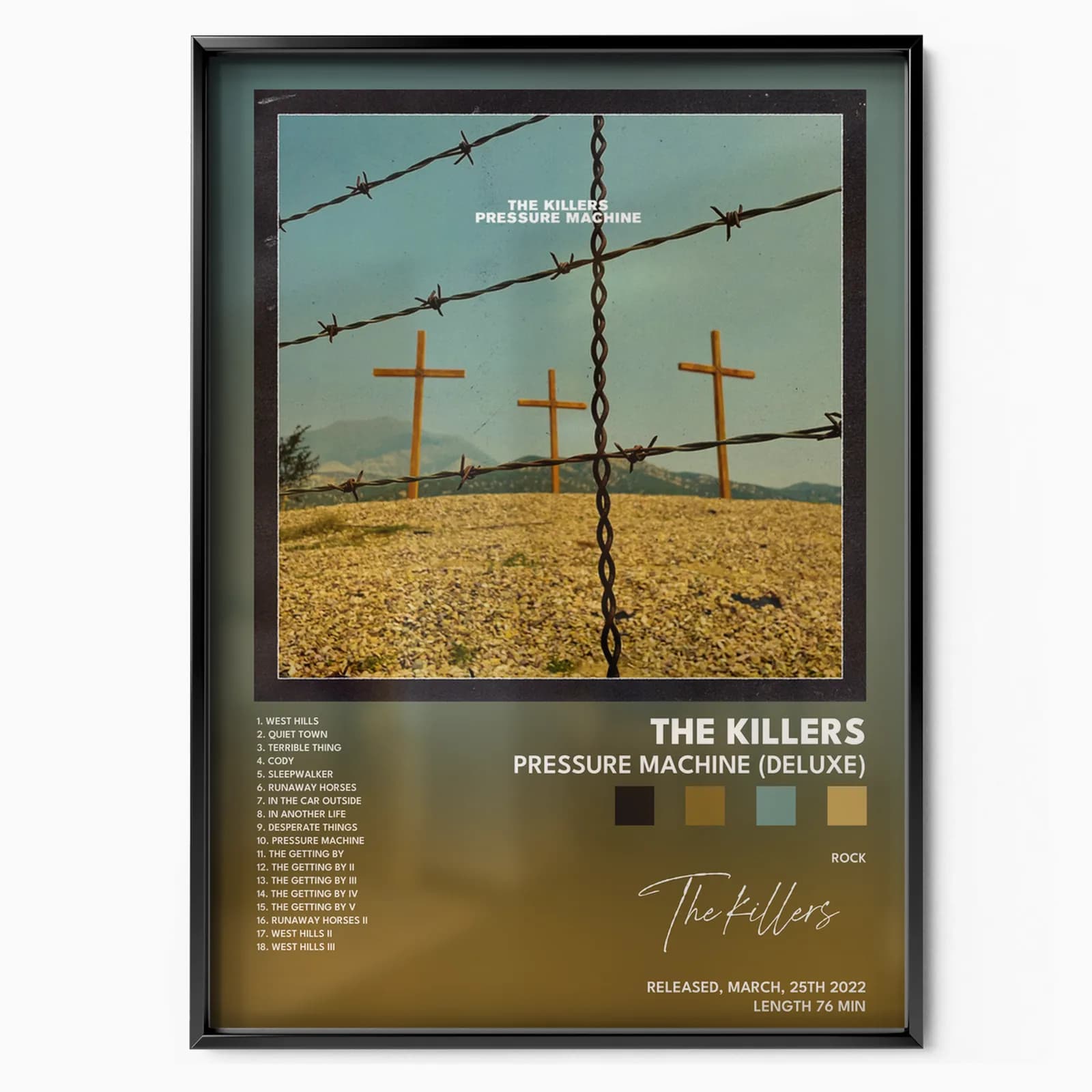 the killers Pressure Machine Deluxe poster