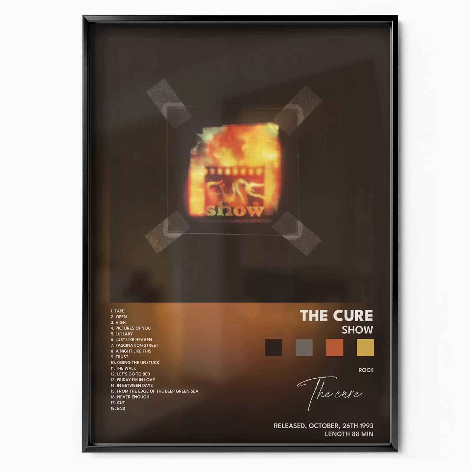 the cure Show poster