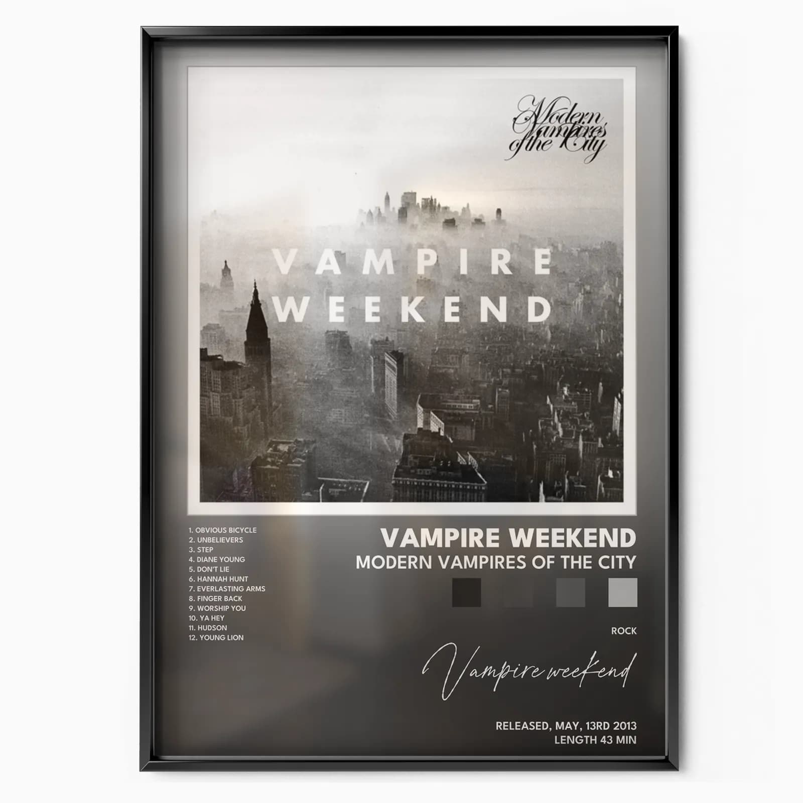 vampire weekend Modern Vampires of the City poster