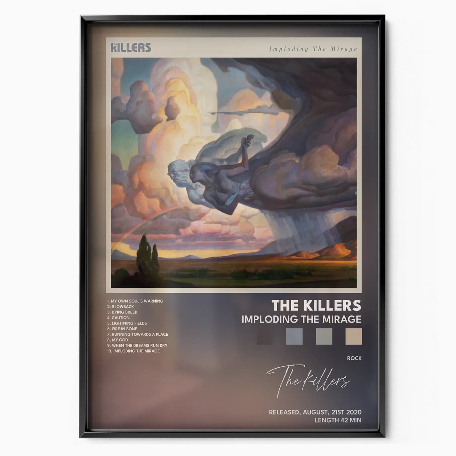 the killers Imploding The Mirage poster
