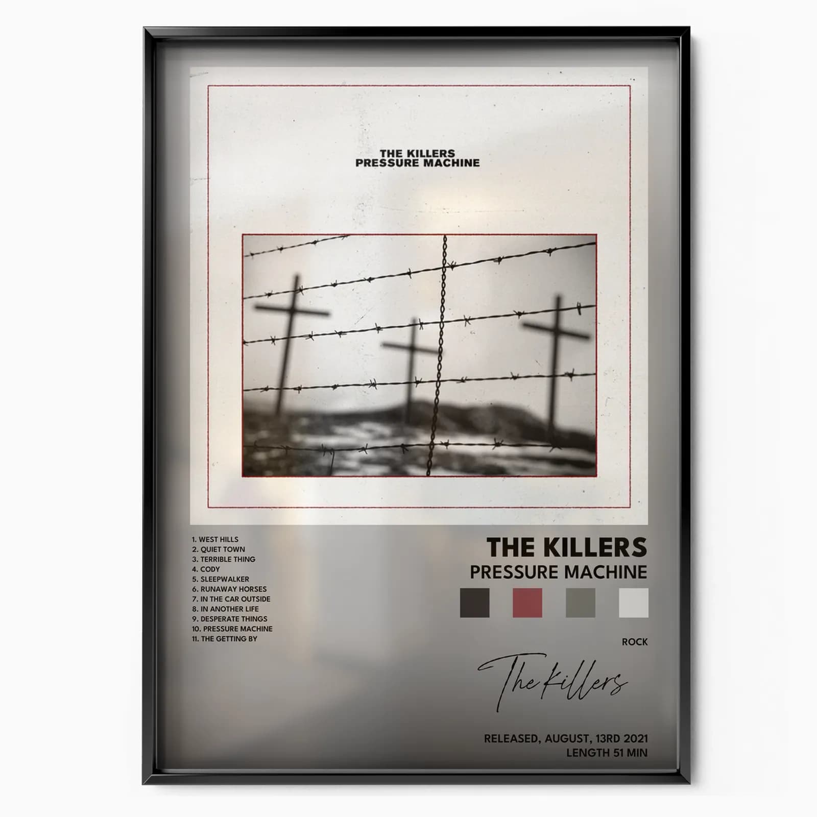 the killers Pressure Machine poster