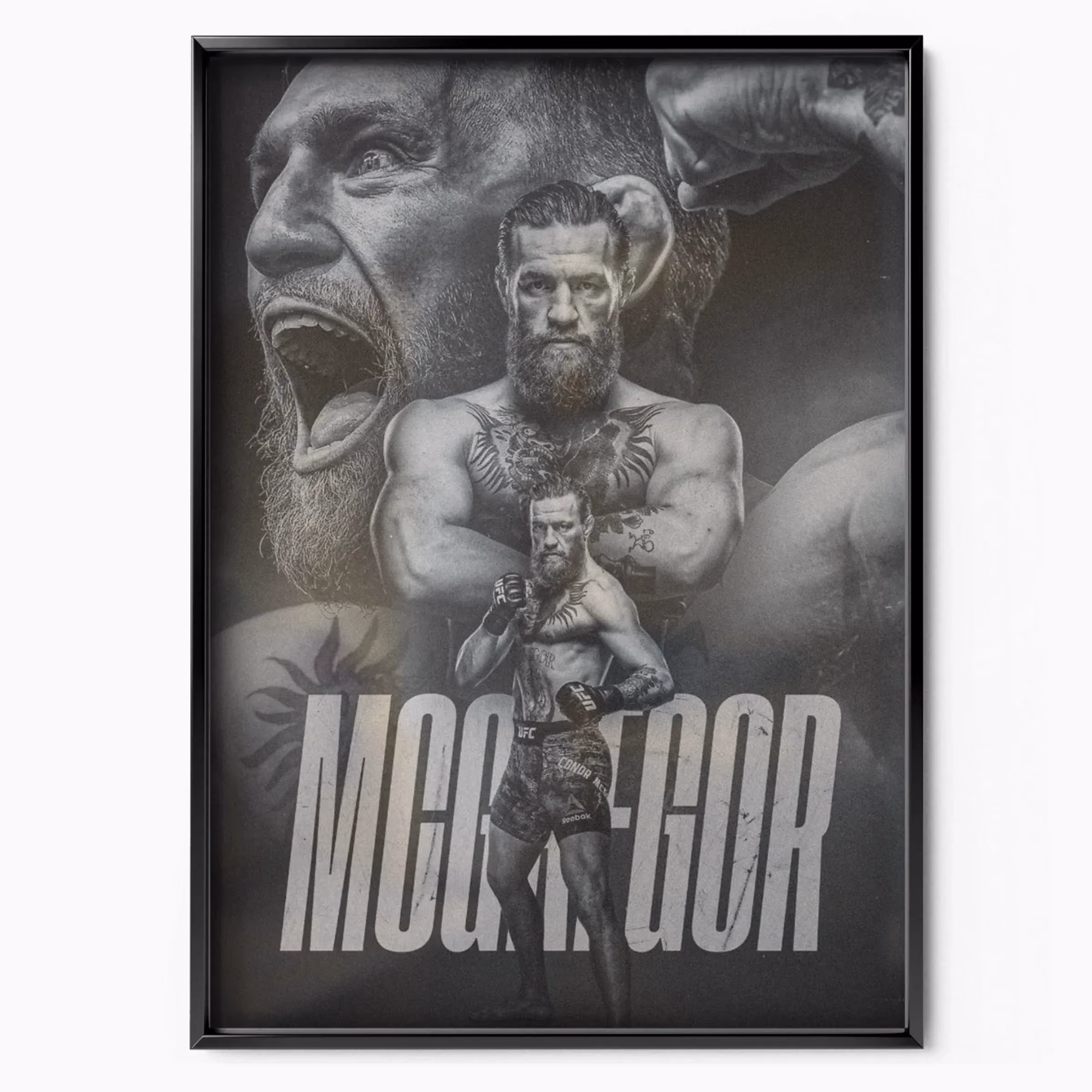 Conor McGregor - The Champ poster in black frame