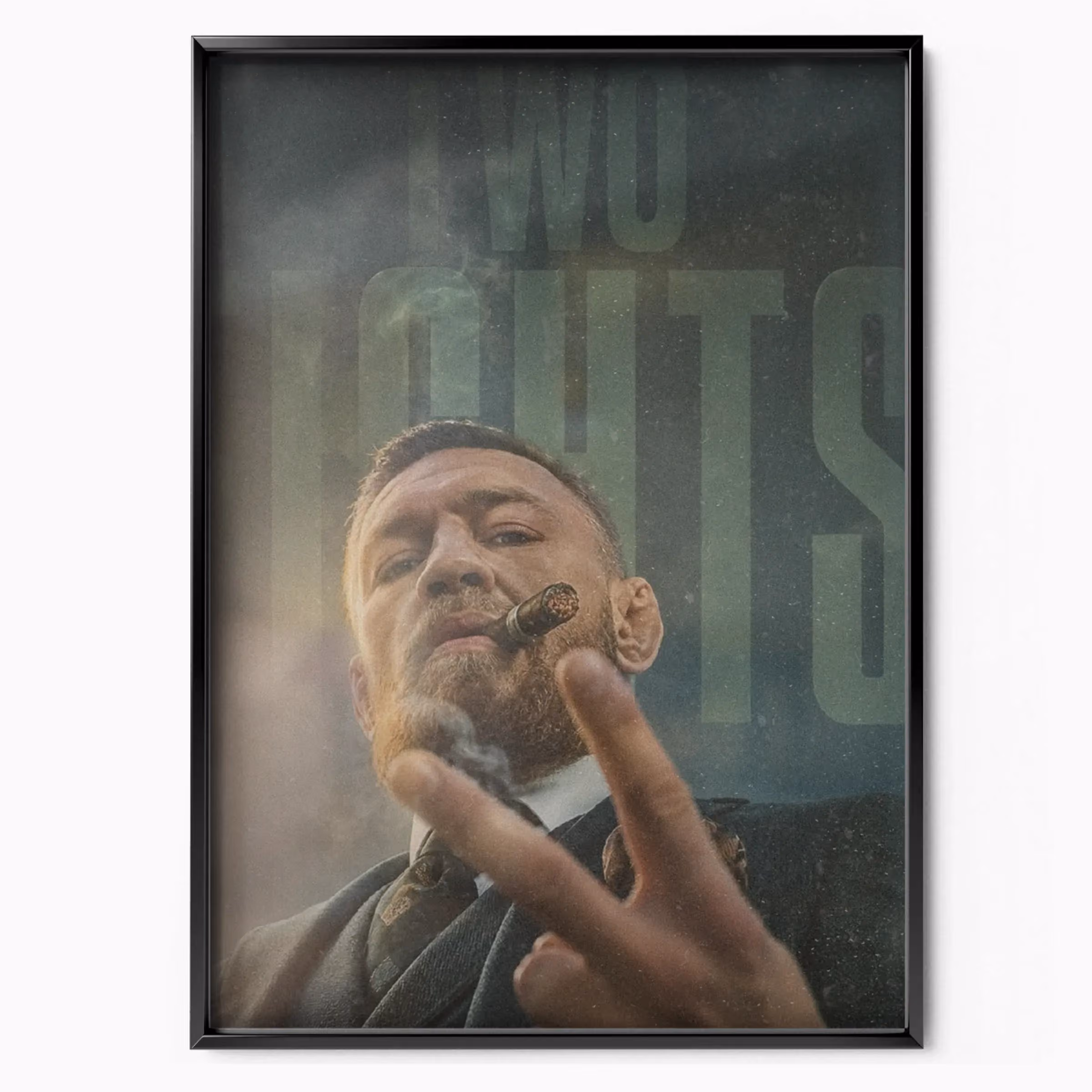 Conor McGregor - The Money poster in black frame