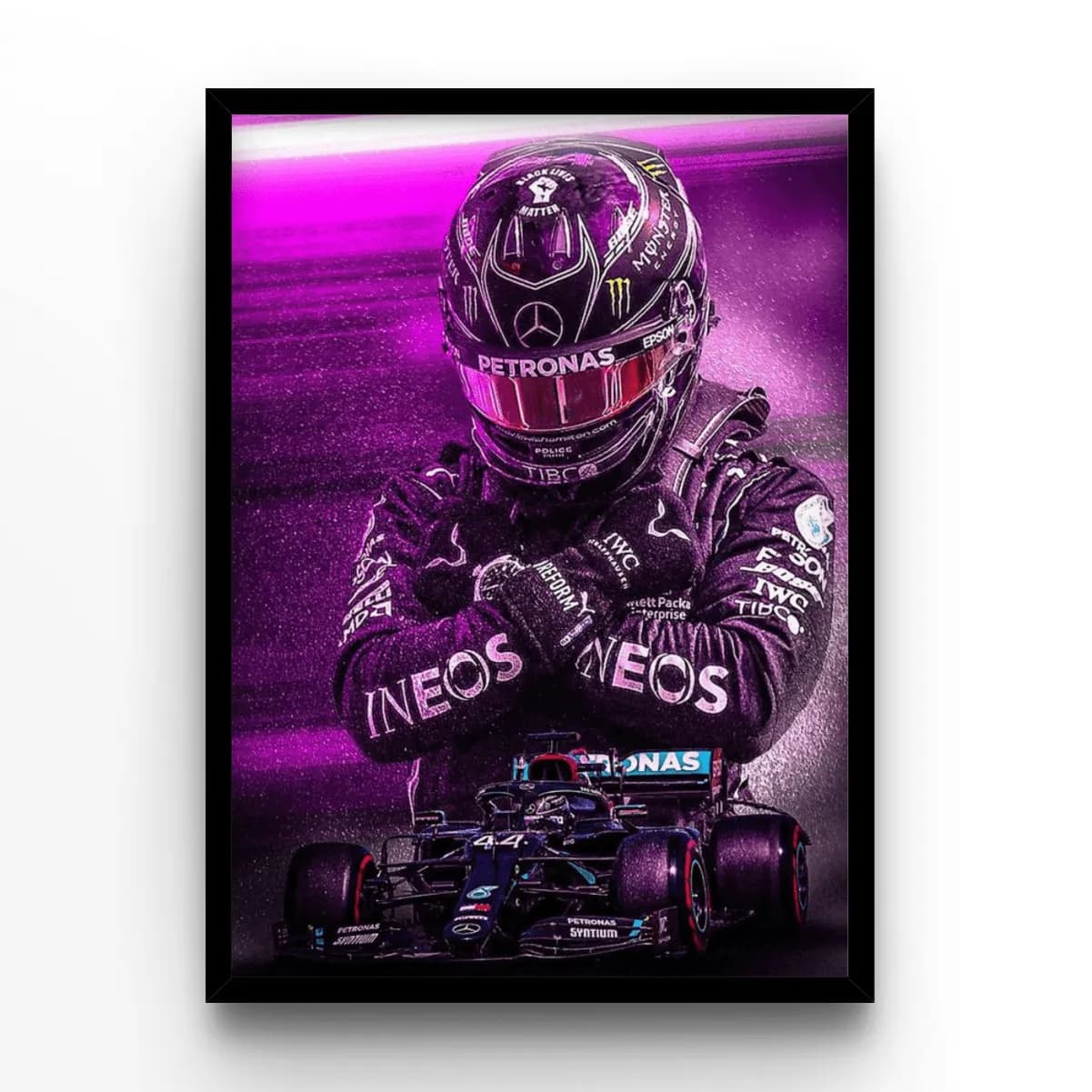 Lewis Hamilton 3 - A4, A3, A2 Posters Base - Poster Print Shop / Art Prints / PostersBase