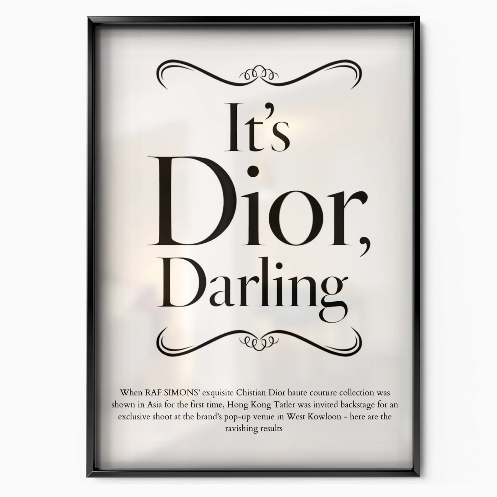 It's Dior Darling