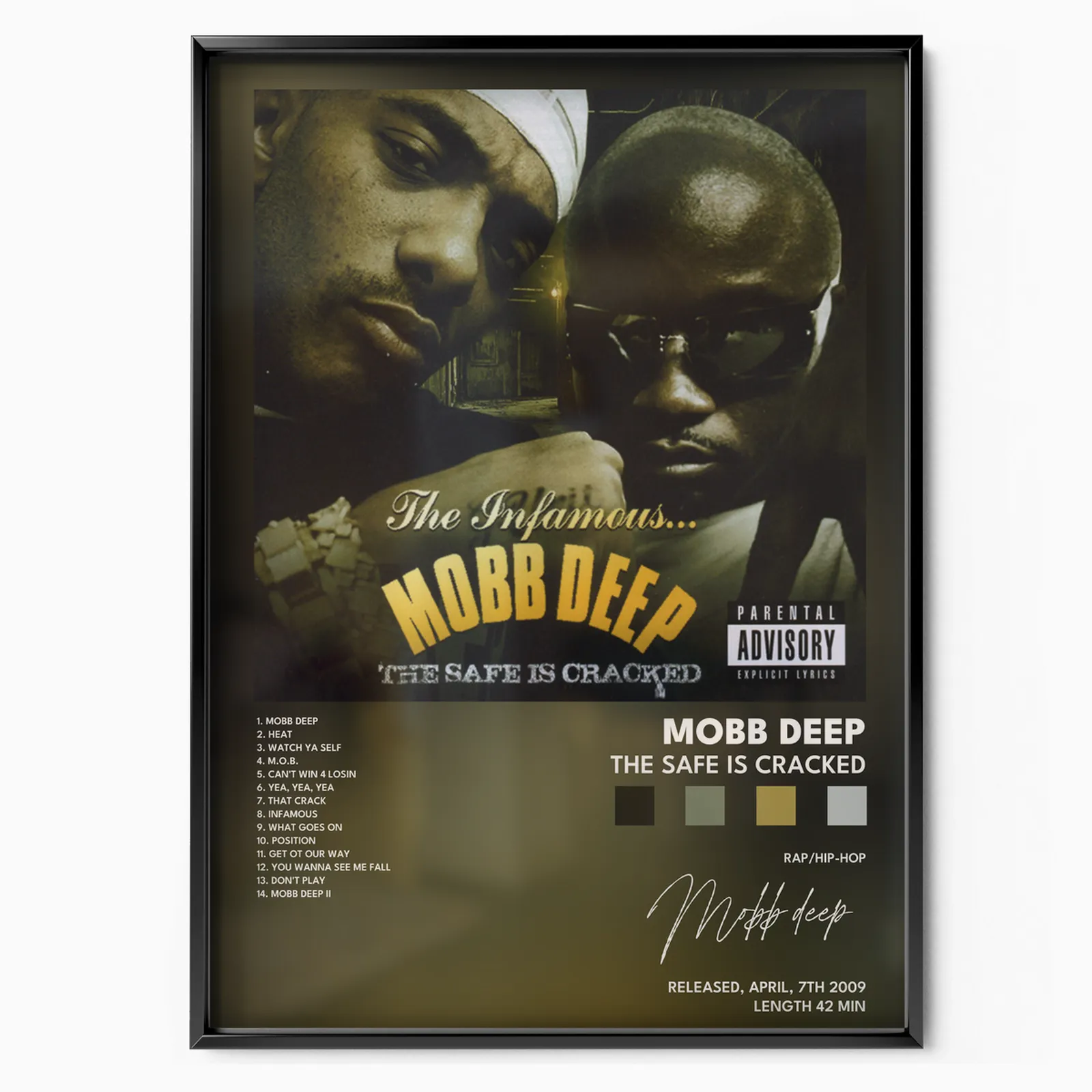 mobb deep The Safe Is Cracked poster