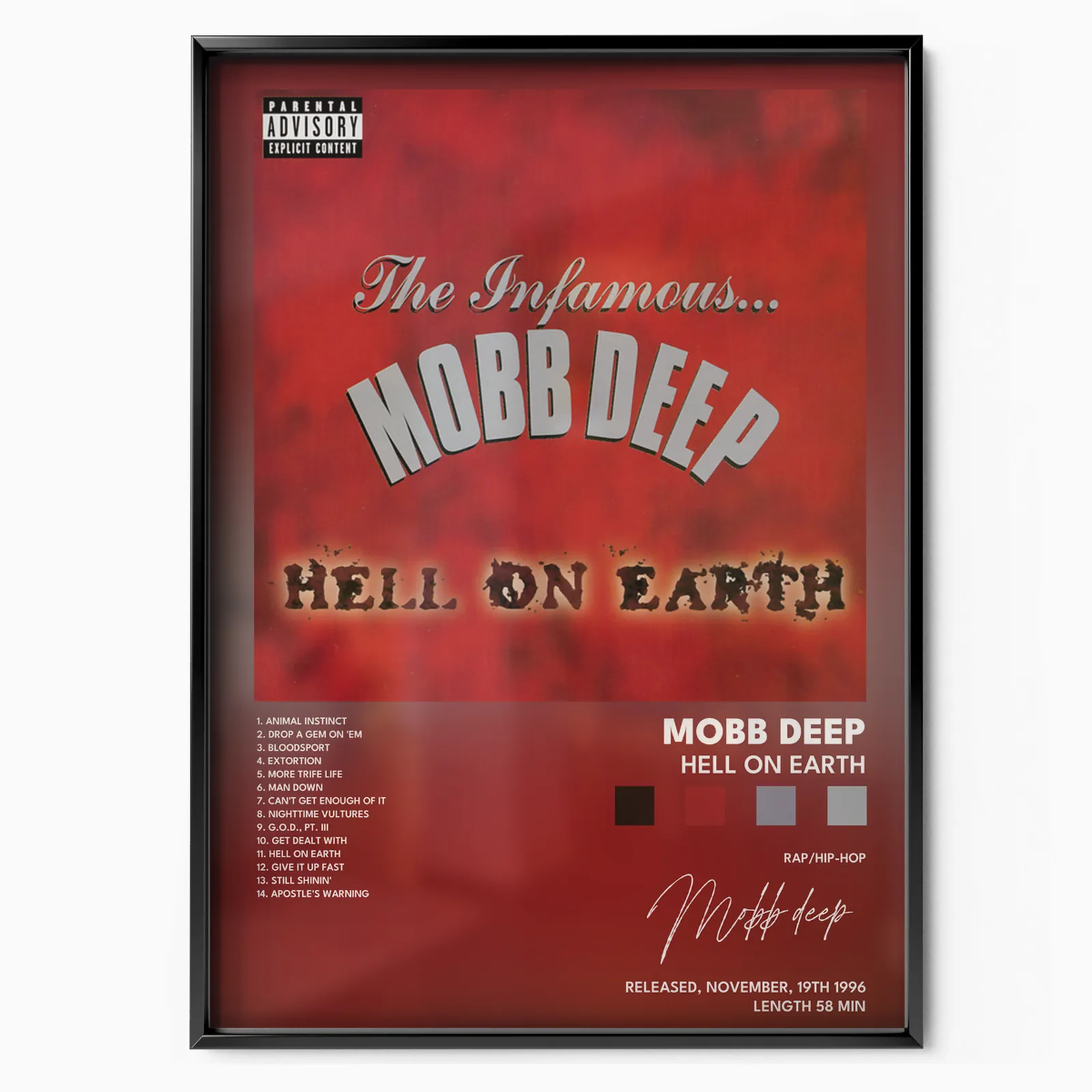 mobb deep Hell On Earth poster