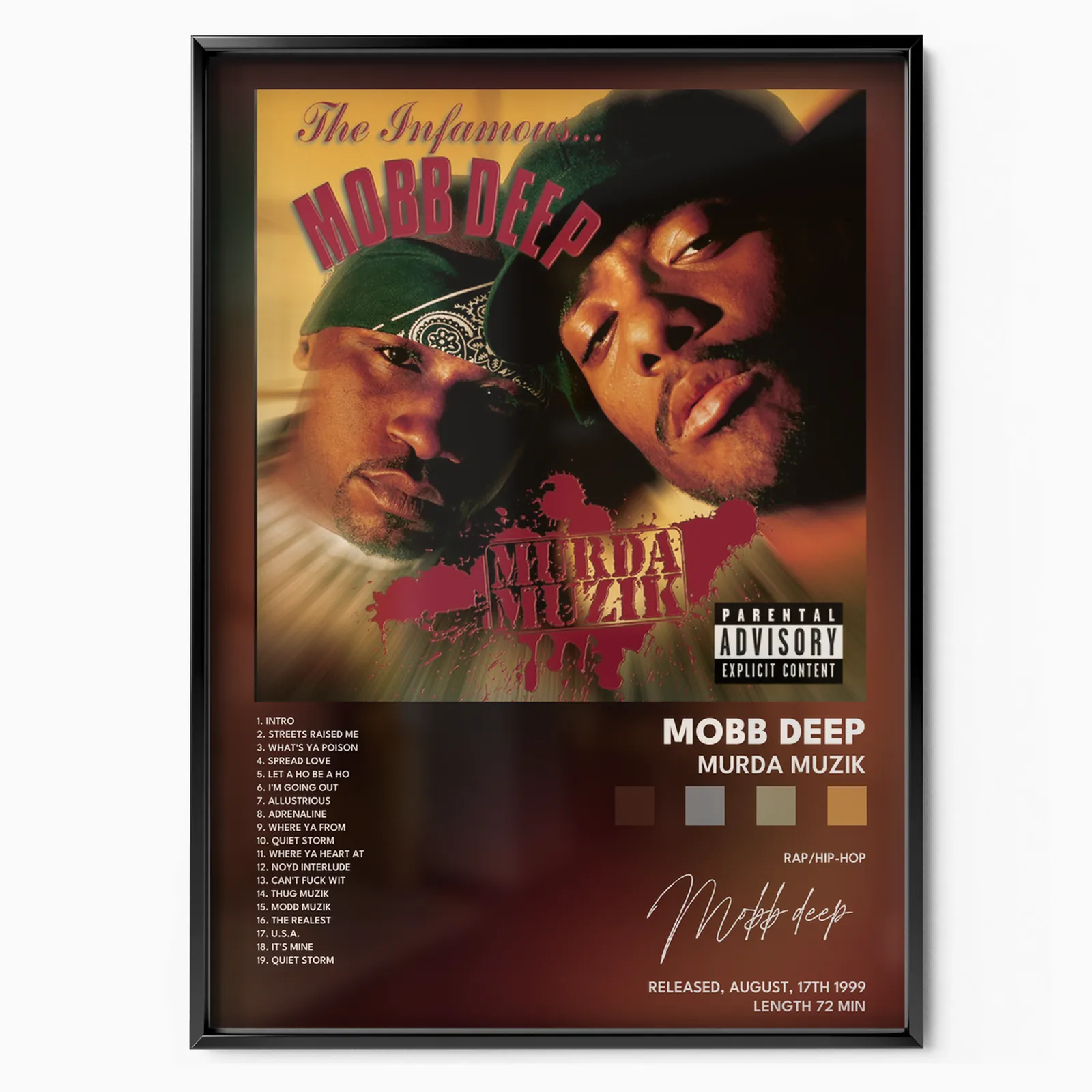 mobb deep Murda Muzik poster