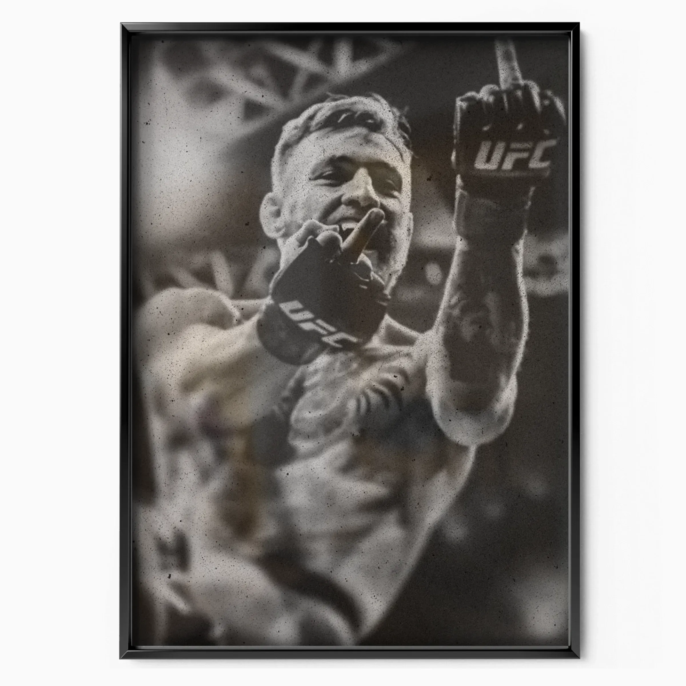 Conor McGregor - Attitude poster in black frame