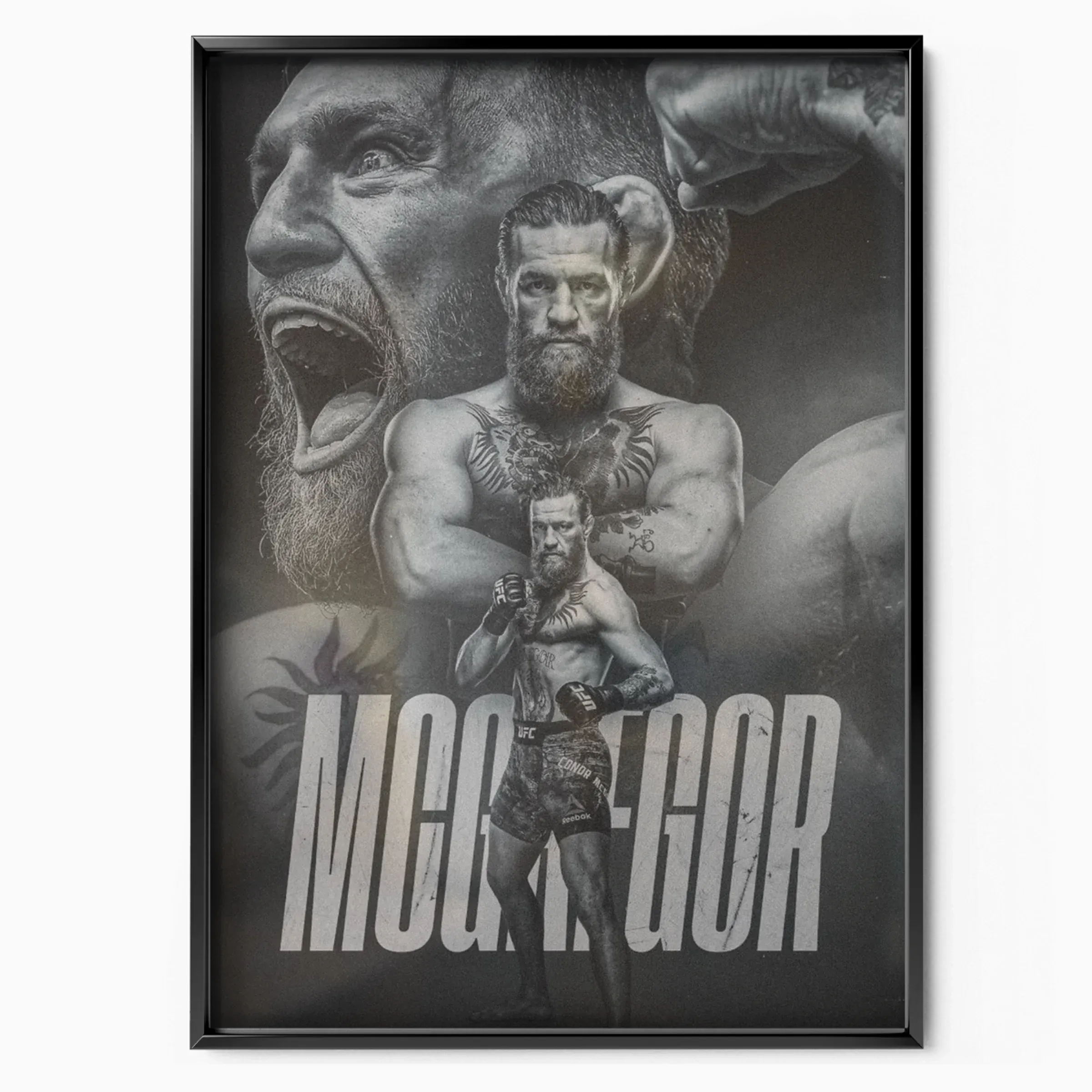 Conor McGregor - The Champ poster in black frame