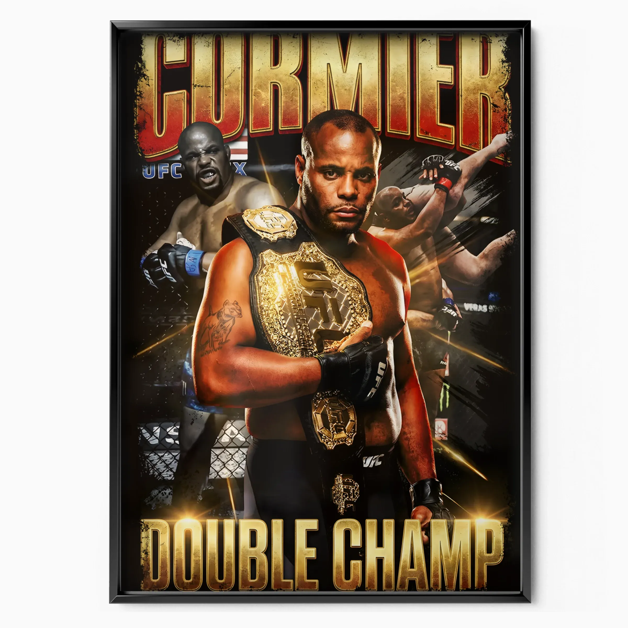 Daniel Cormier Poster DC poster in black frame — Posters Base official poster shop