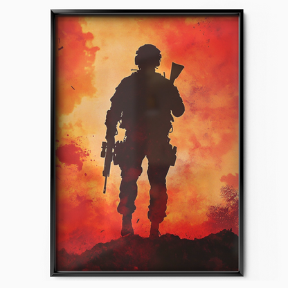 Call Of Duty – Soldier In The Flames