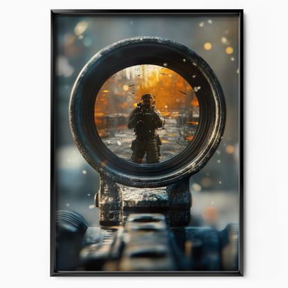 Call Of Duty – Sniper Target Through Scope