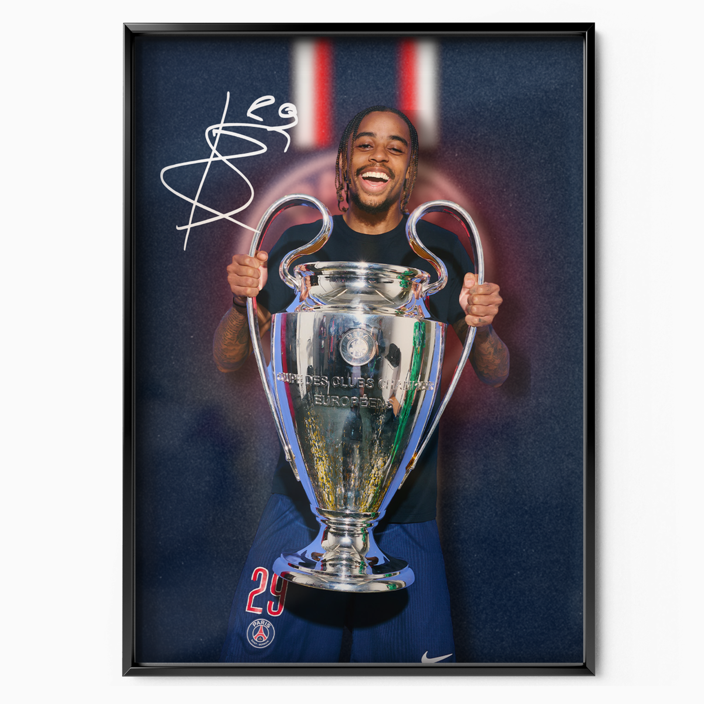 Barcola Champions League Trophy