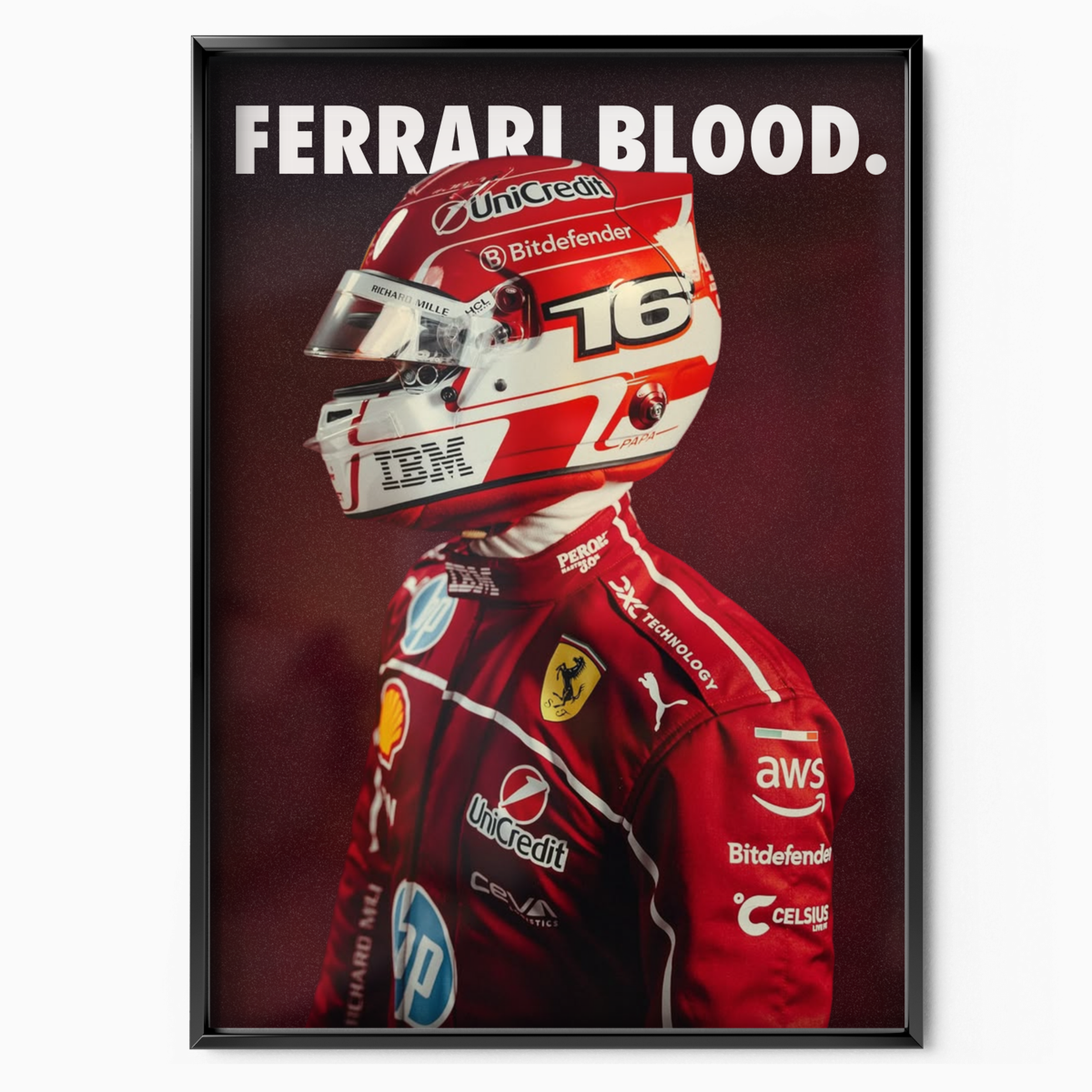 Charles Leclerc 'ferrari Blood'
