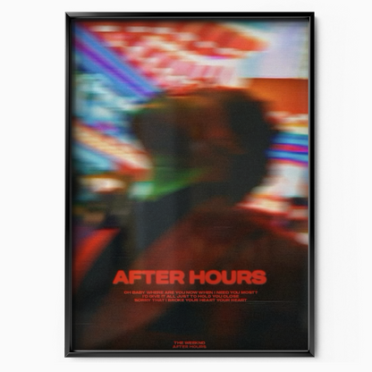 The Weeknd After Hours Blur