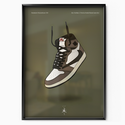 Air Jordan 1 Travis Scott Black Lace Air