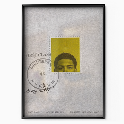 Borussia Dortmund - Matchday Stamp Poster