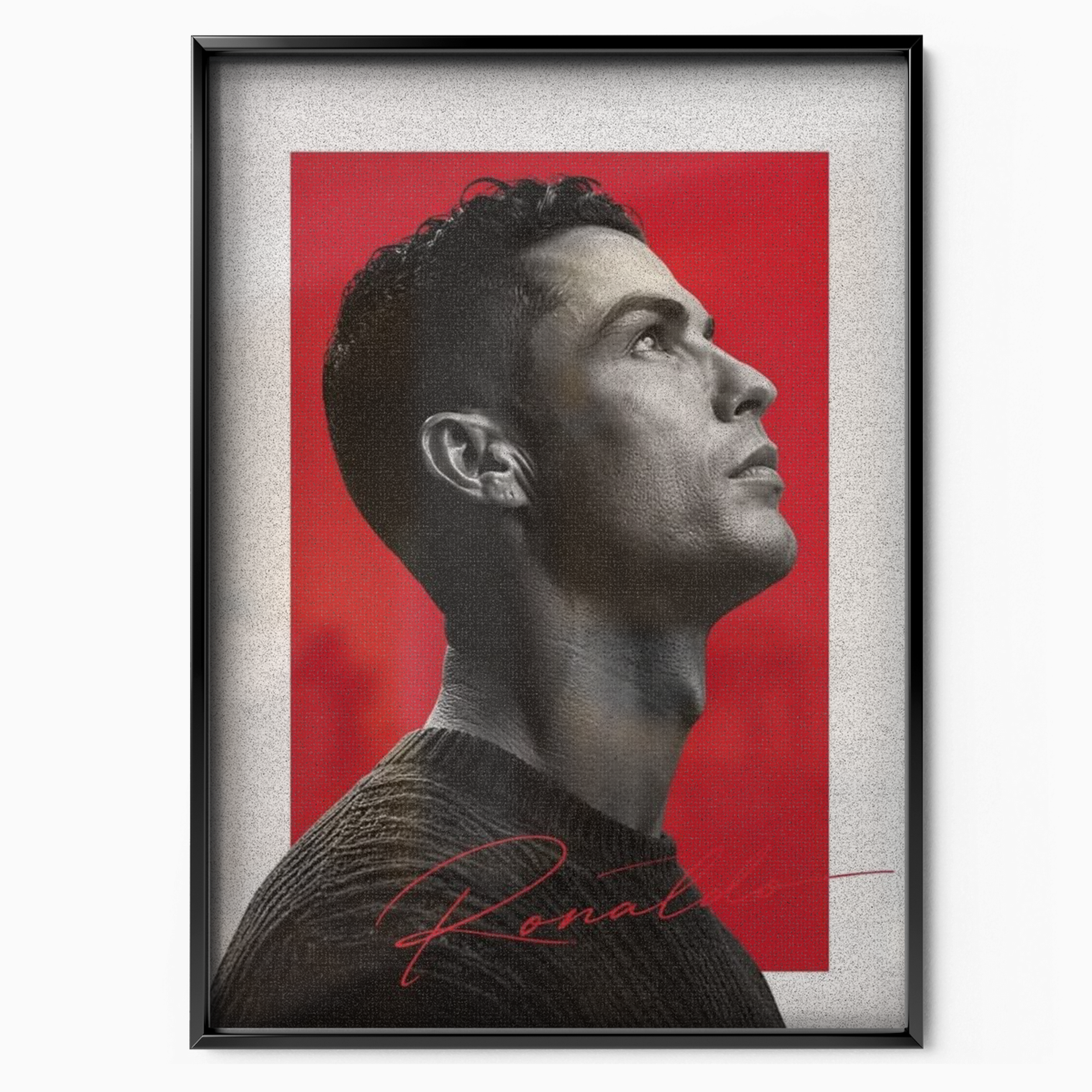 Cristiano Ronaldo - Profile Portrait Poster