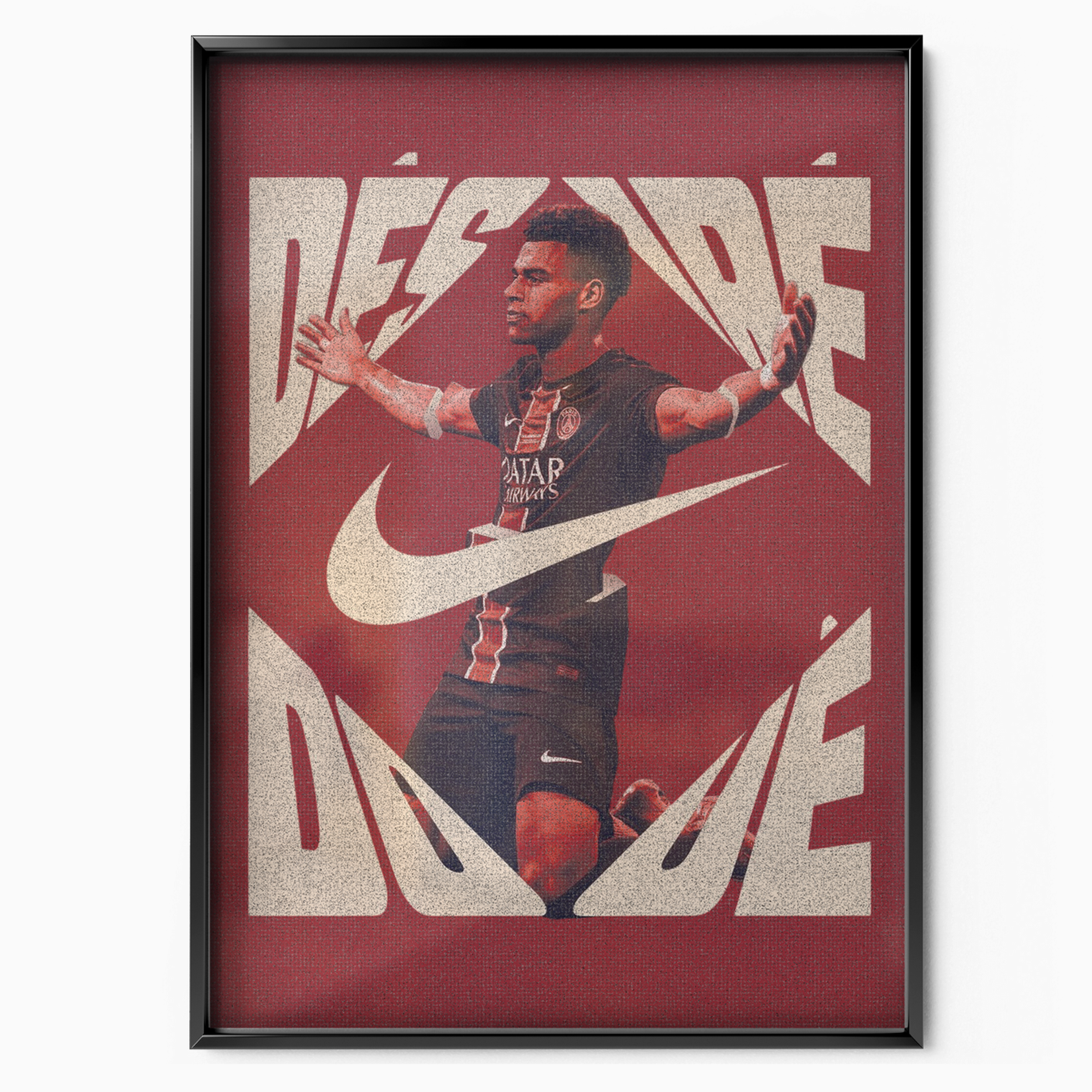 Desire Doue - PSG Number 7 Poster
