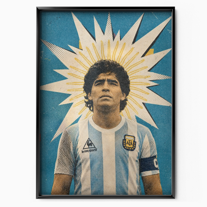 Diego Maradona - Argentina Halo Poster